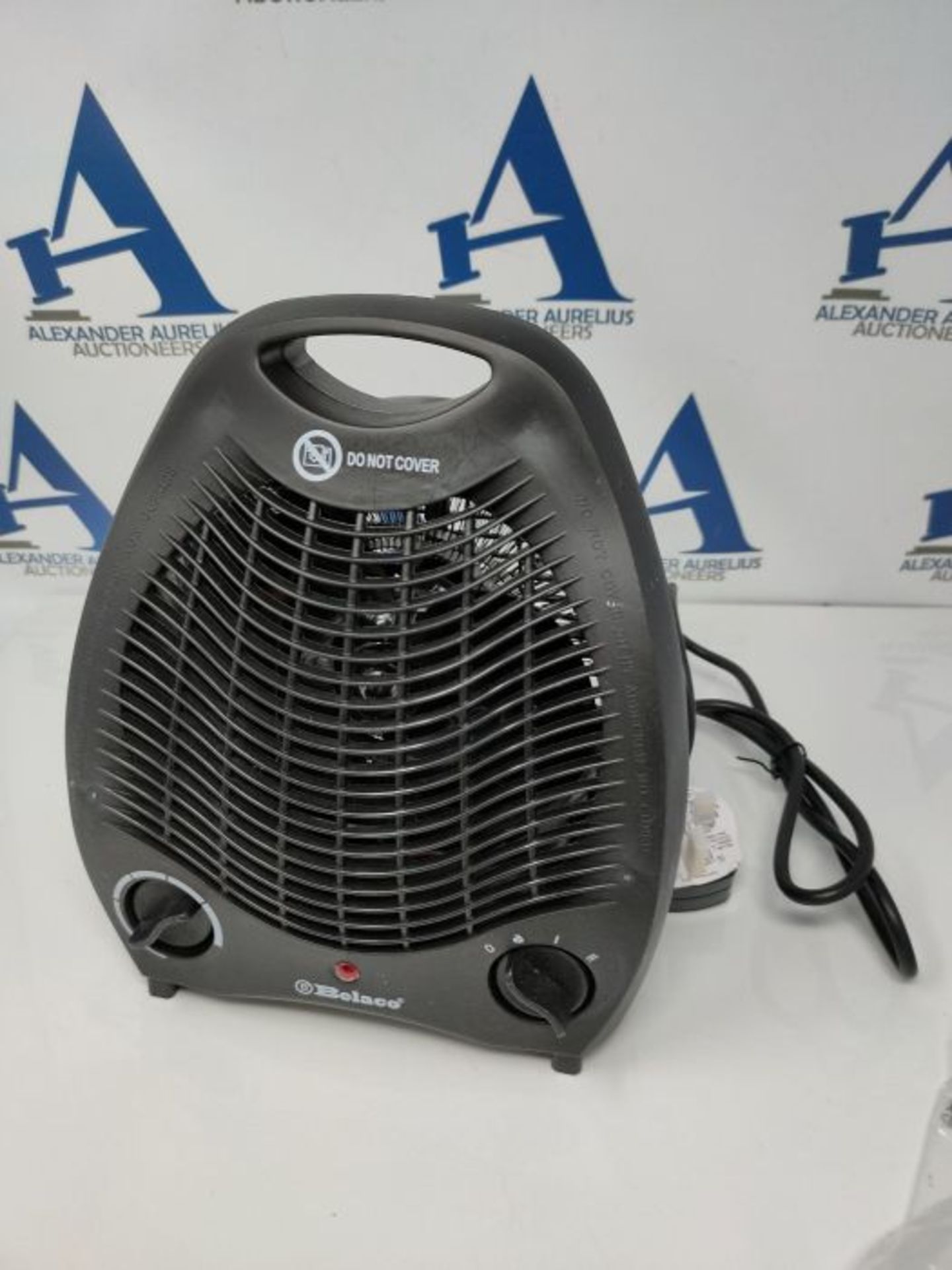 Belaco Fan Heater 2 Heat Settings 1000/2000W Electric Heaters Overheat Protection BFH2 - Image 6 of 6