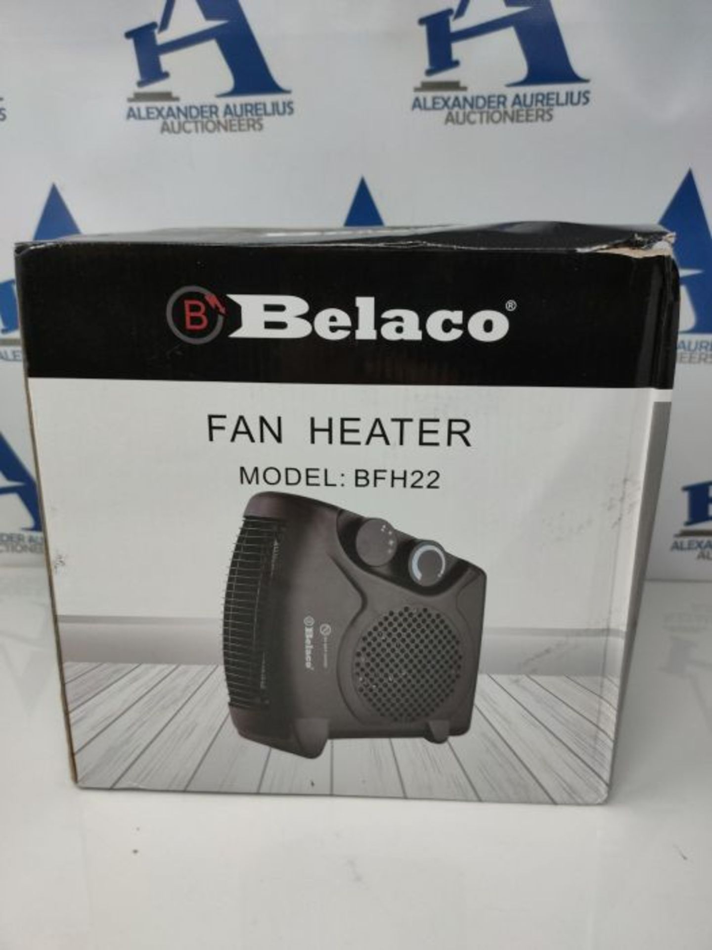 Belaco Fan Heater 2 Heat Settings 1000/2000W Electric Heaters Overheat Protection BFH2 - Image 2 of 6