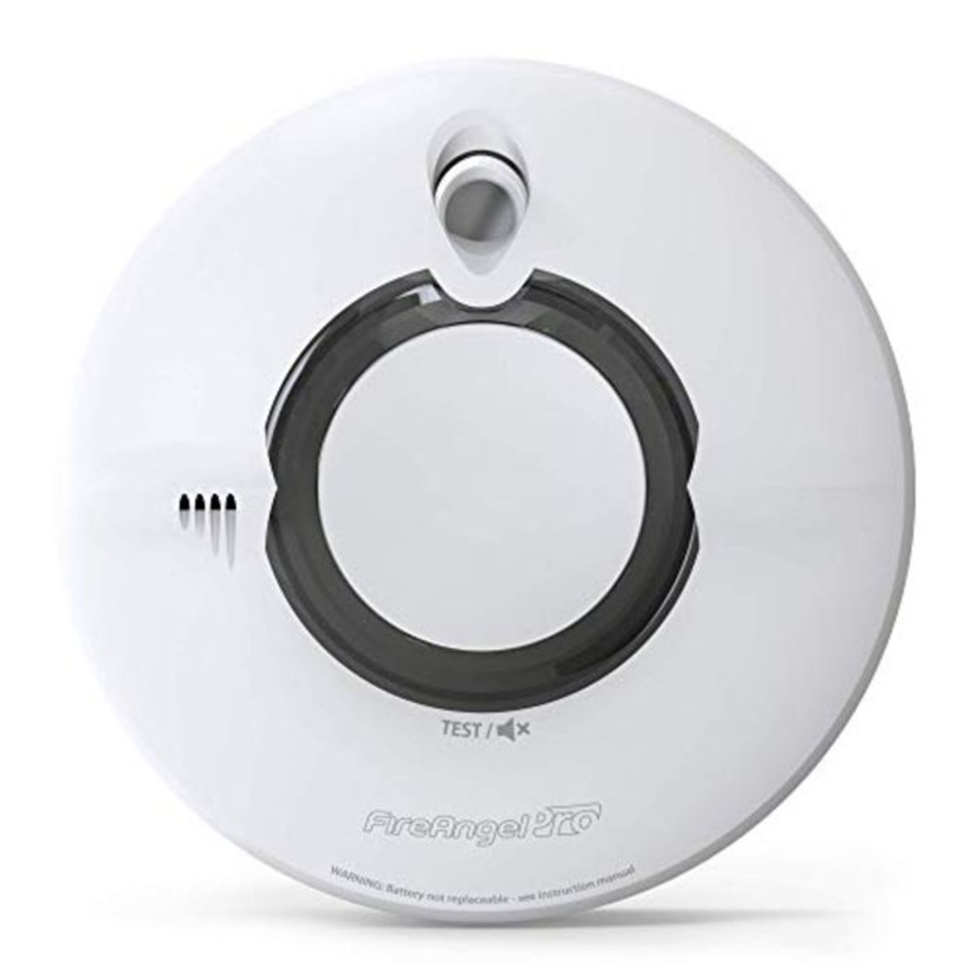 FireAngel Pro Connected Smart Smoke Alarm, Battery Powered with Wireless Interlink and