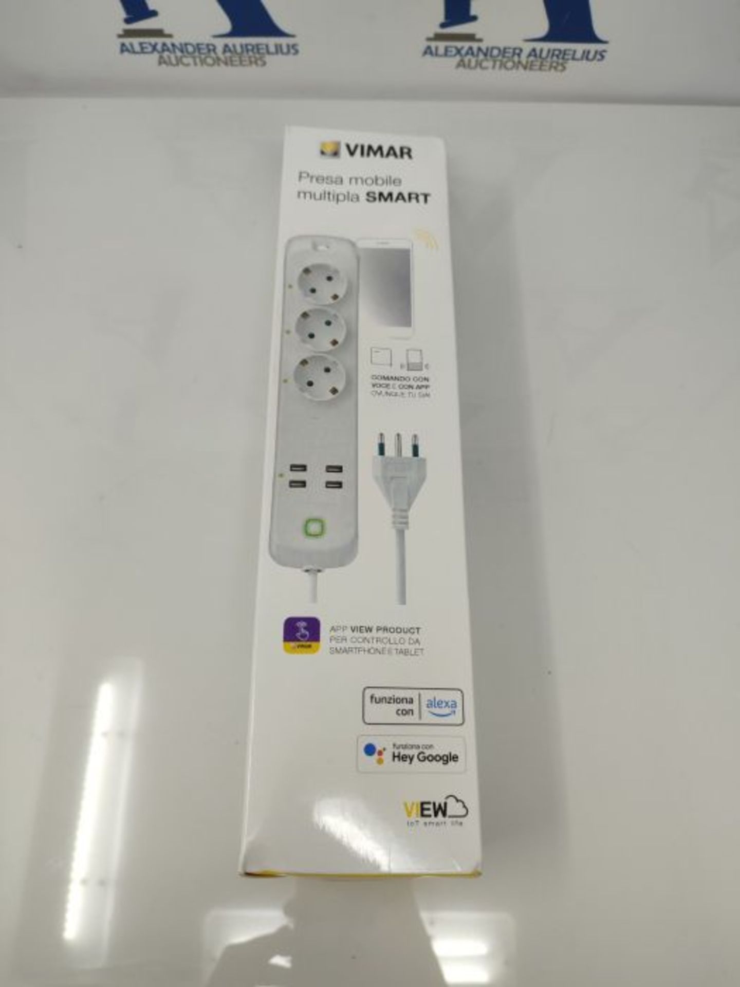 Vimar 00447.CC.B Multipresa smart Wifi, compatibile con Alexa e Google home, 3 uscite - Image 2 of 3