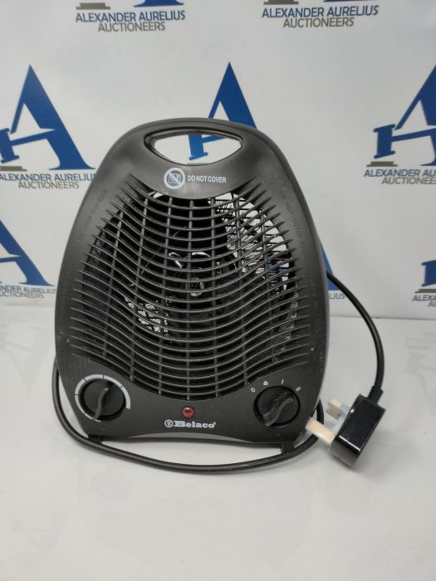 Belaco Fan Heater 2 Heat Settings 1000/2000W Electric Heaters Overheat Protection BFH2 - Image 3 of 6