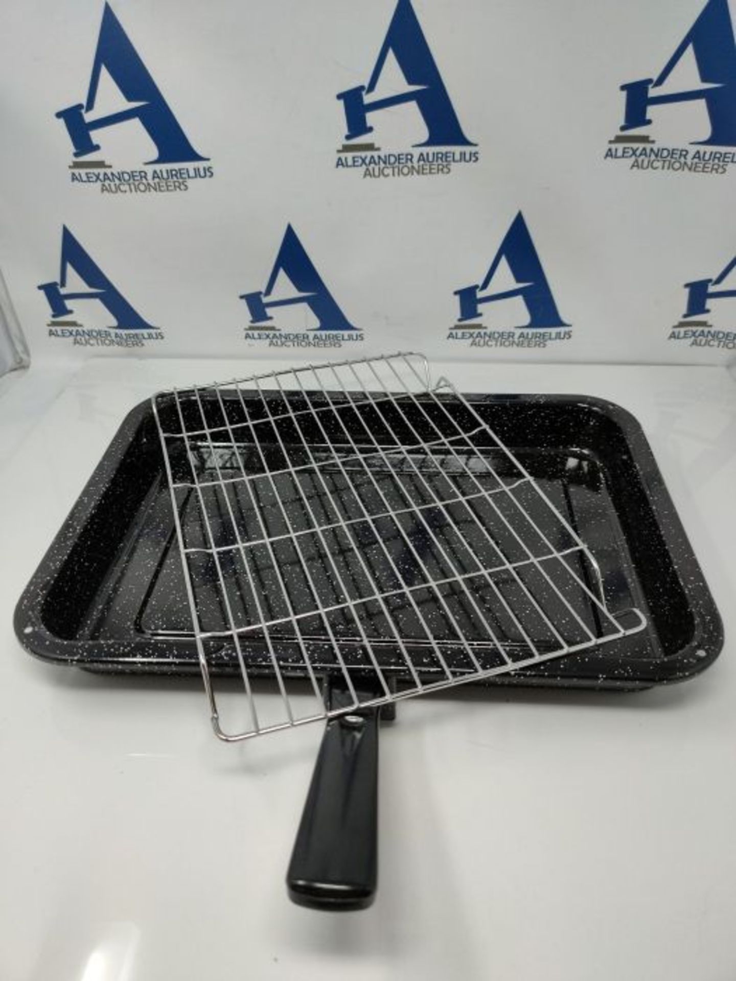 Durable Universal Oven Cooker Grill Pan Rack & Detachable Handle 380 x 280mm - Image 3 of 3
