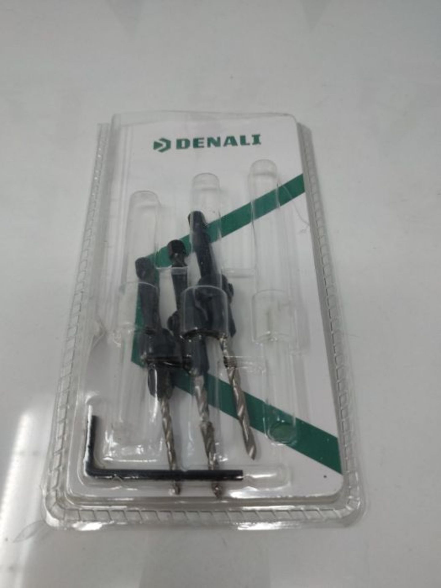 Amazon Brand Denali 3-Piece Countersink Drill Bit Set - Image 2 of 3