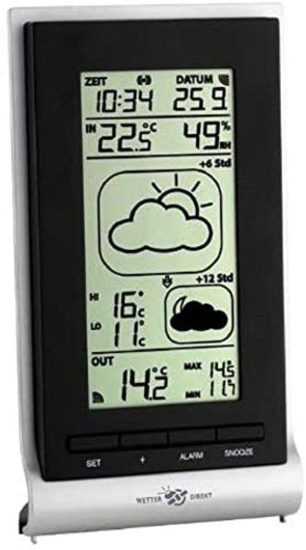 TFA Dostmann Mira satellitengestÃ¼tzte Funk-Wetterstation, Wetterdirekt Technologie,