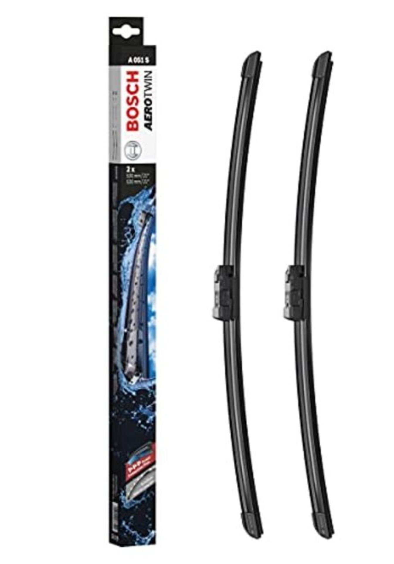 Bosch Wiper Blade Aerotwin A051S, Length: 530mm/530mm  Set of Front Wiper Blades - - Image 4 of 6