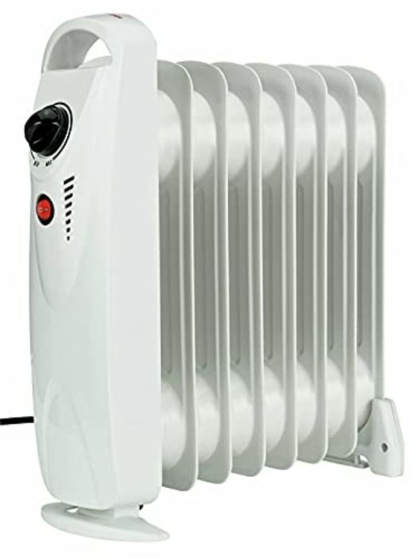 RRP £95.00 Challenge 0.9kW Mini Oil Filled Radiator - White