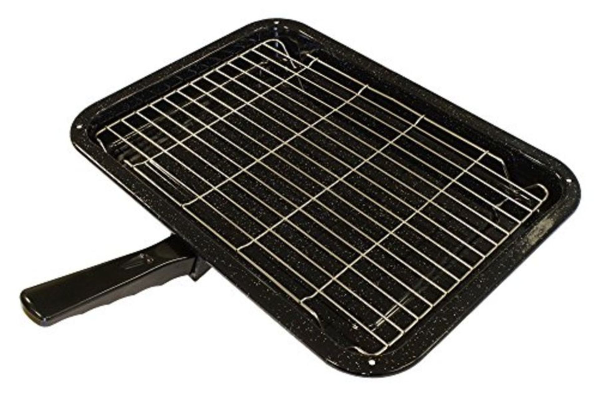 Durable Universal Oven Cooker Grill Pan Rack & Detachable Handle 380 x 280mm