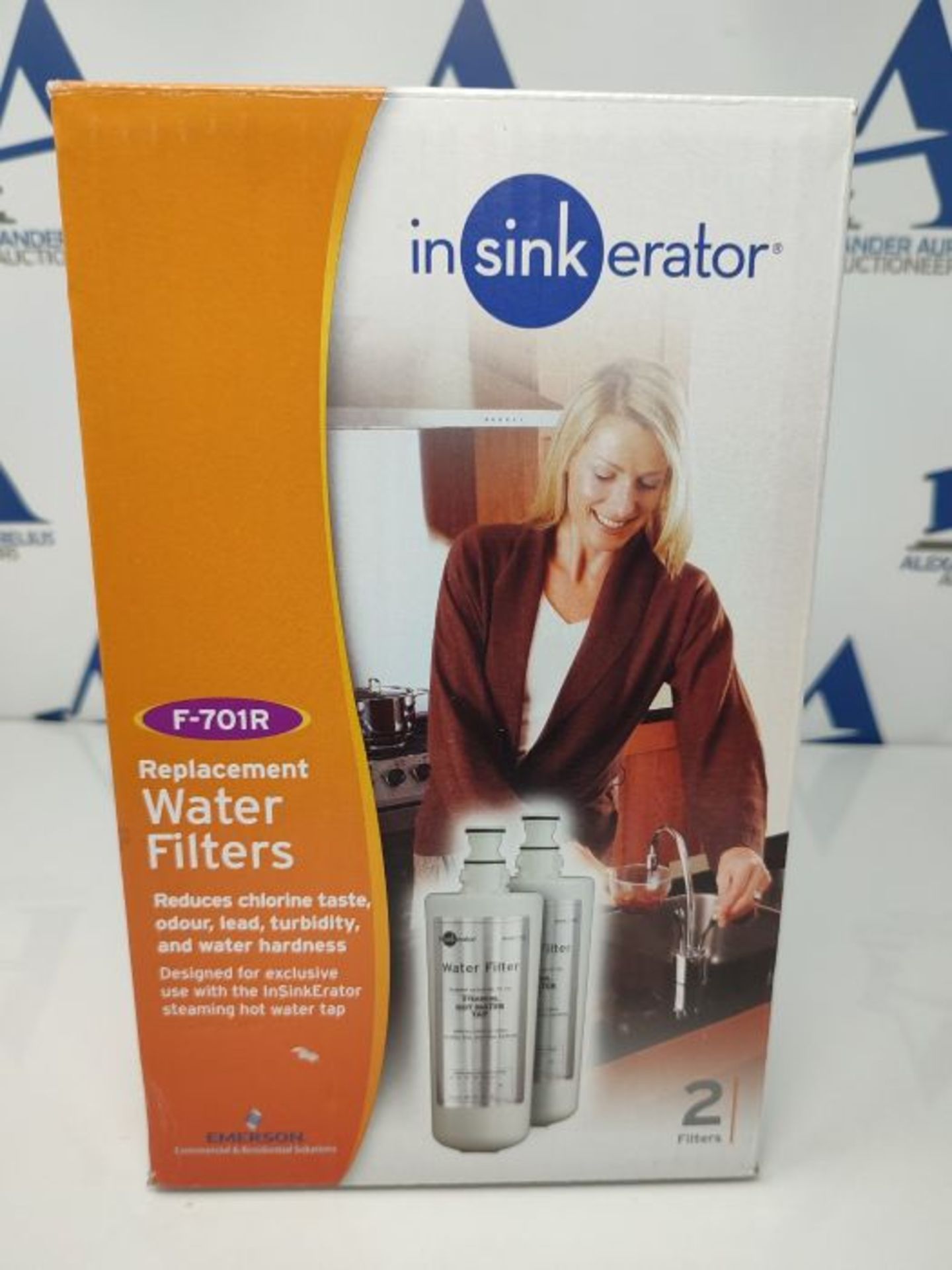 RRP £79.00 InSinkErator 43961 Hard Water Filter F-701R Replacement Filter (Twin Pack) , White - Image 2 of 3
