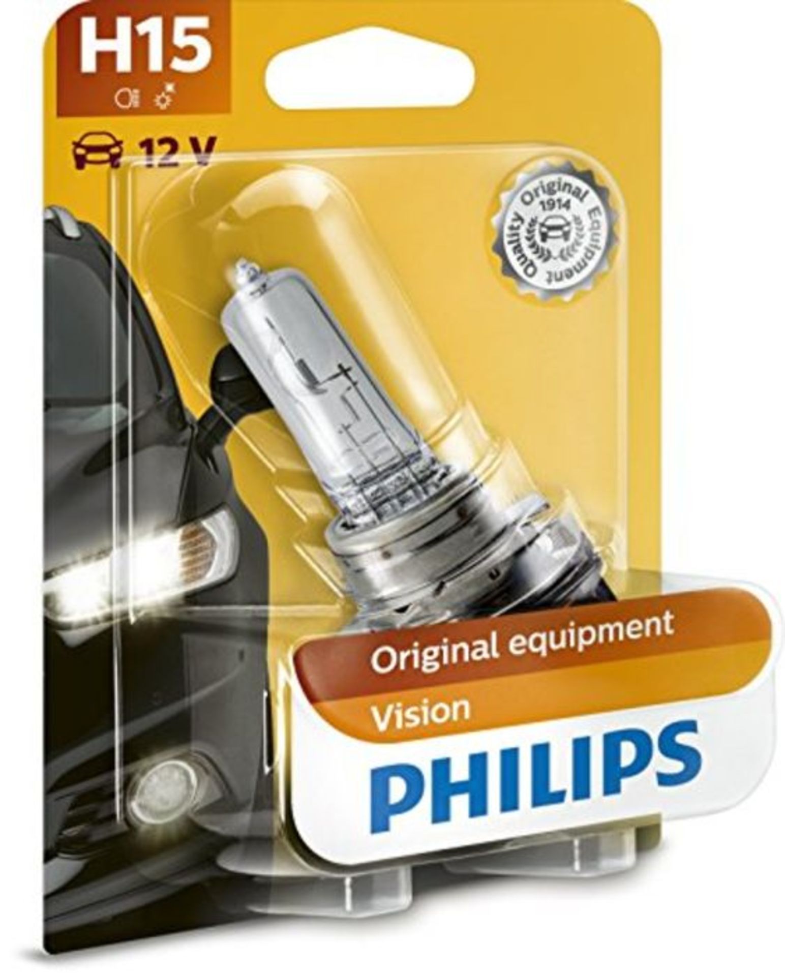 Philips 12580B1 H15 car Headlight Bulb