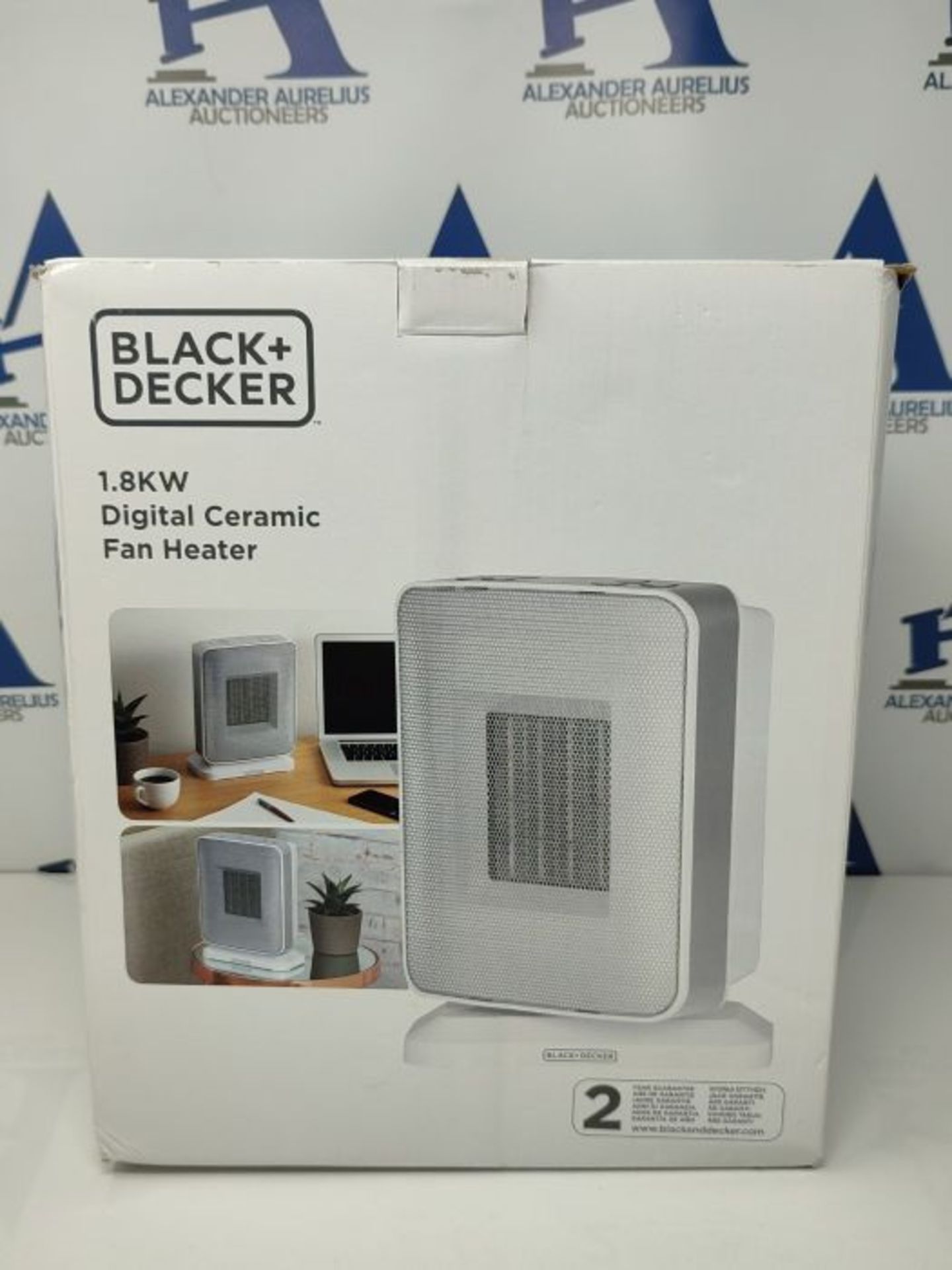 BLACK+DECKER 1.8KW Digital PTC Fan Heater