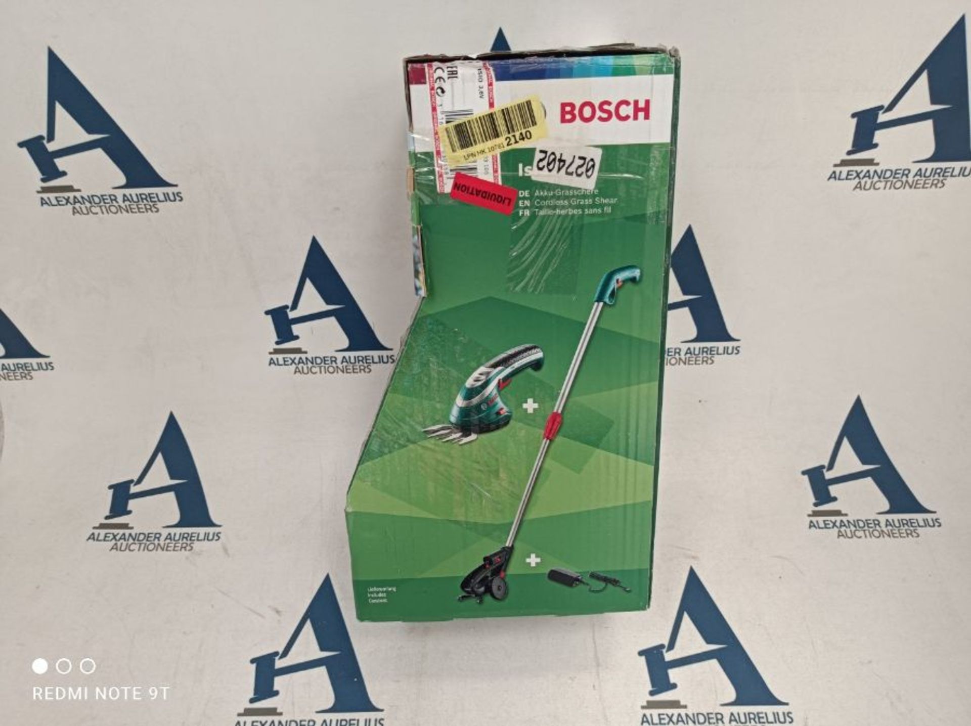 RRP £105.00 Bosch ISIO Battery hedge trimmer 1200g ISIO, Battery hedge trimmer, 8 cm, Black, Green - Image 3 of 3