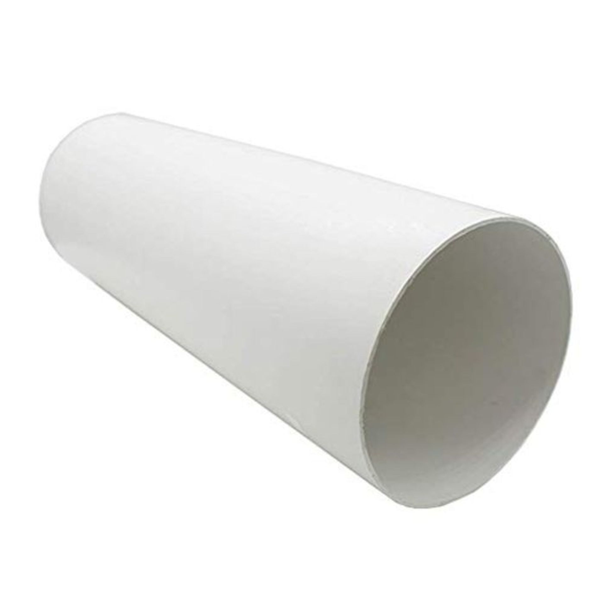 Kair Plastic Ducting Pipe 125mm - 350mm Short Length - Rigid Straight Duct Channel