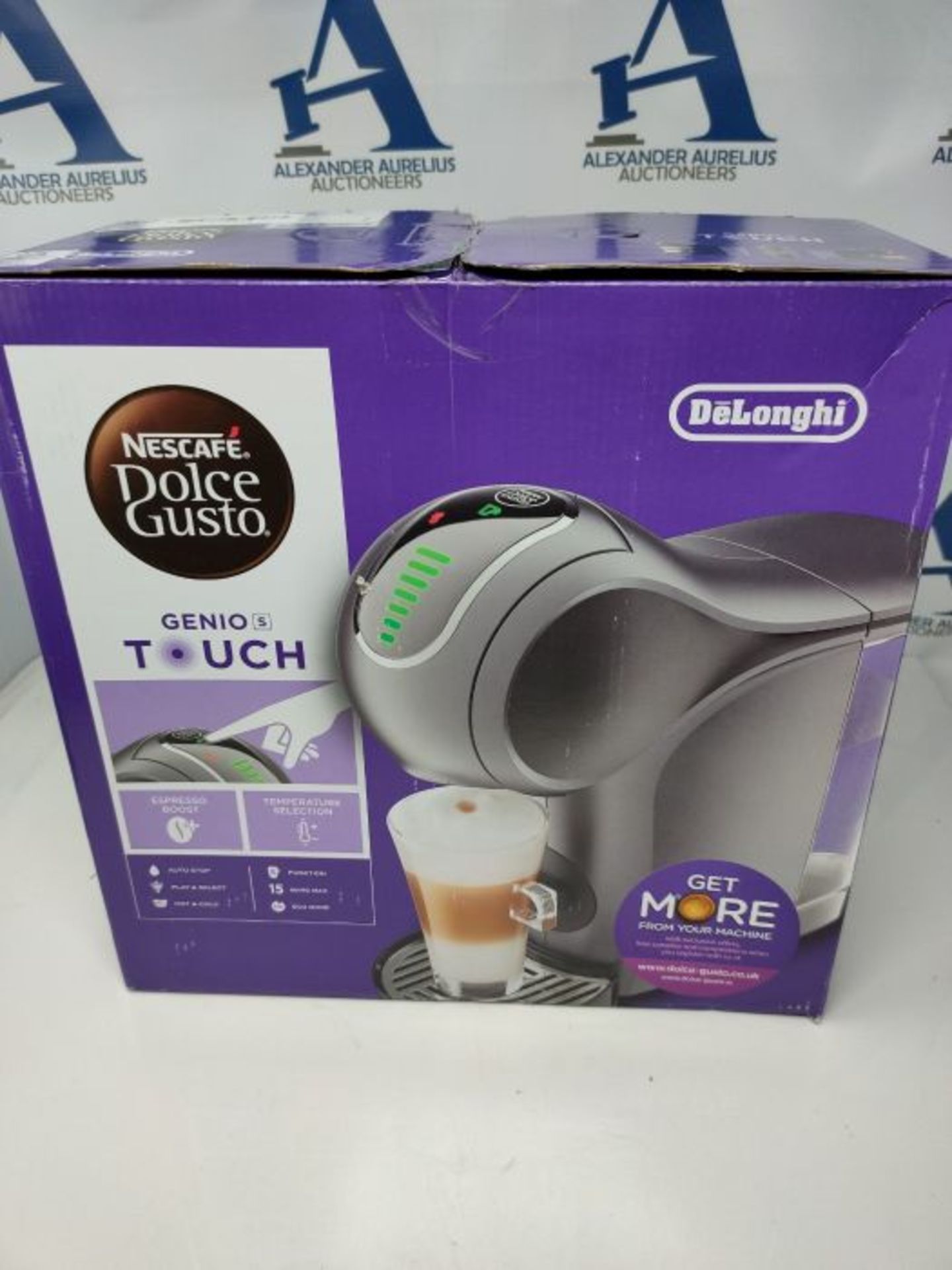 RRP £89.00 De'longhi Nescafe Dolce Gusto, Genio S Touch EDG426. GY,Pod Capsule Coffee Machine , E