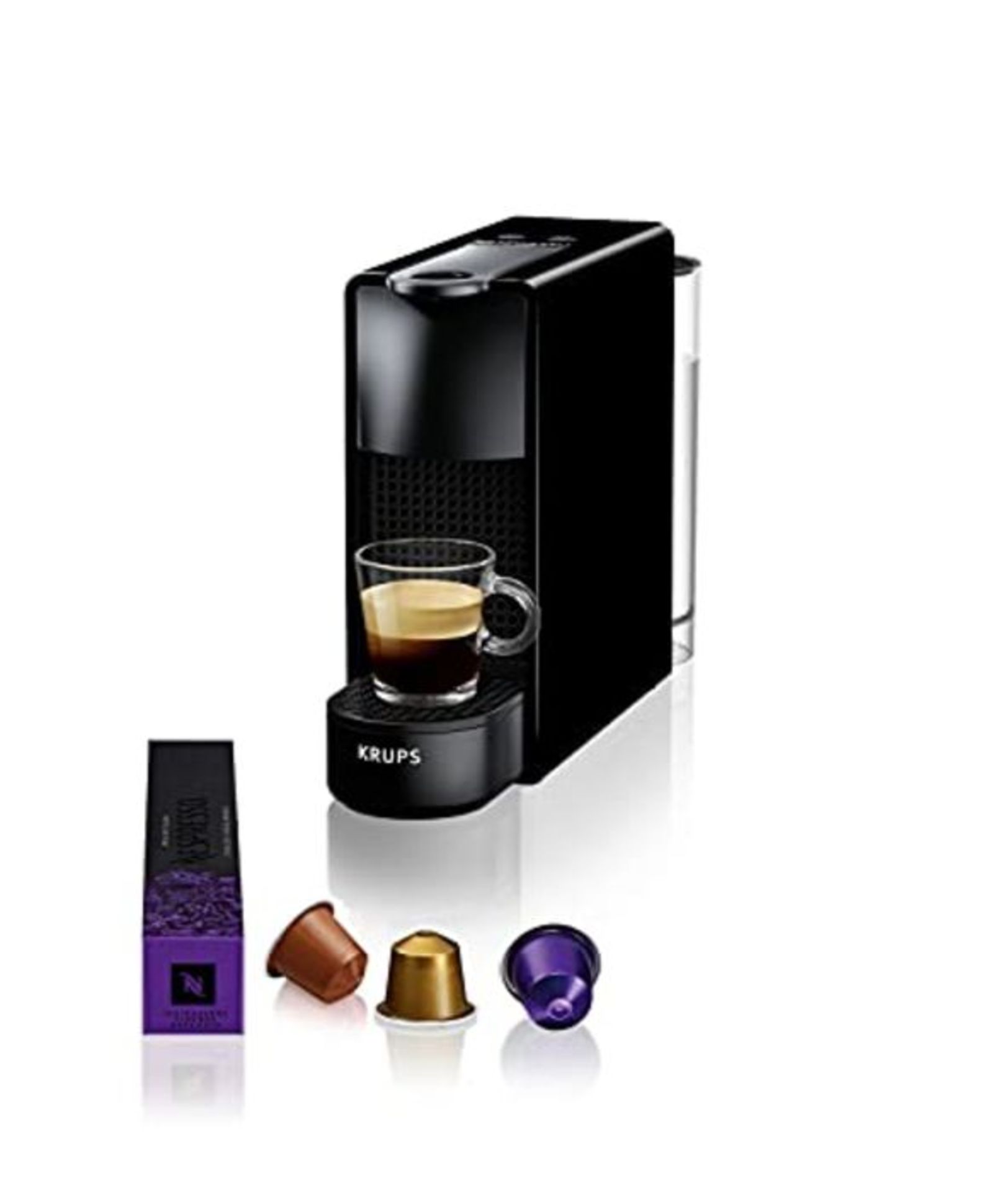 RRP £76.00 Nespresso Essenza XN110840 Mini Coffee Machine by Krups, Piano Black