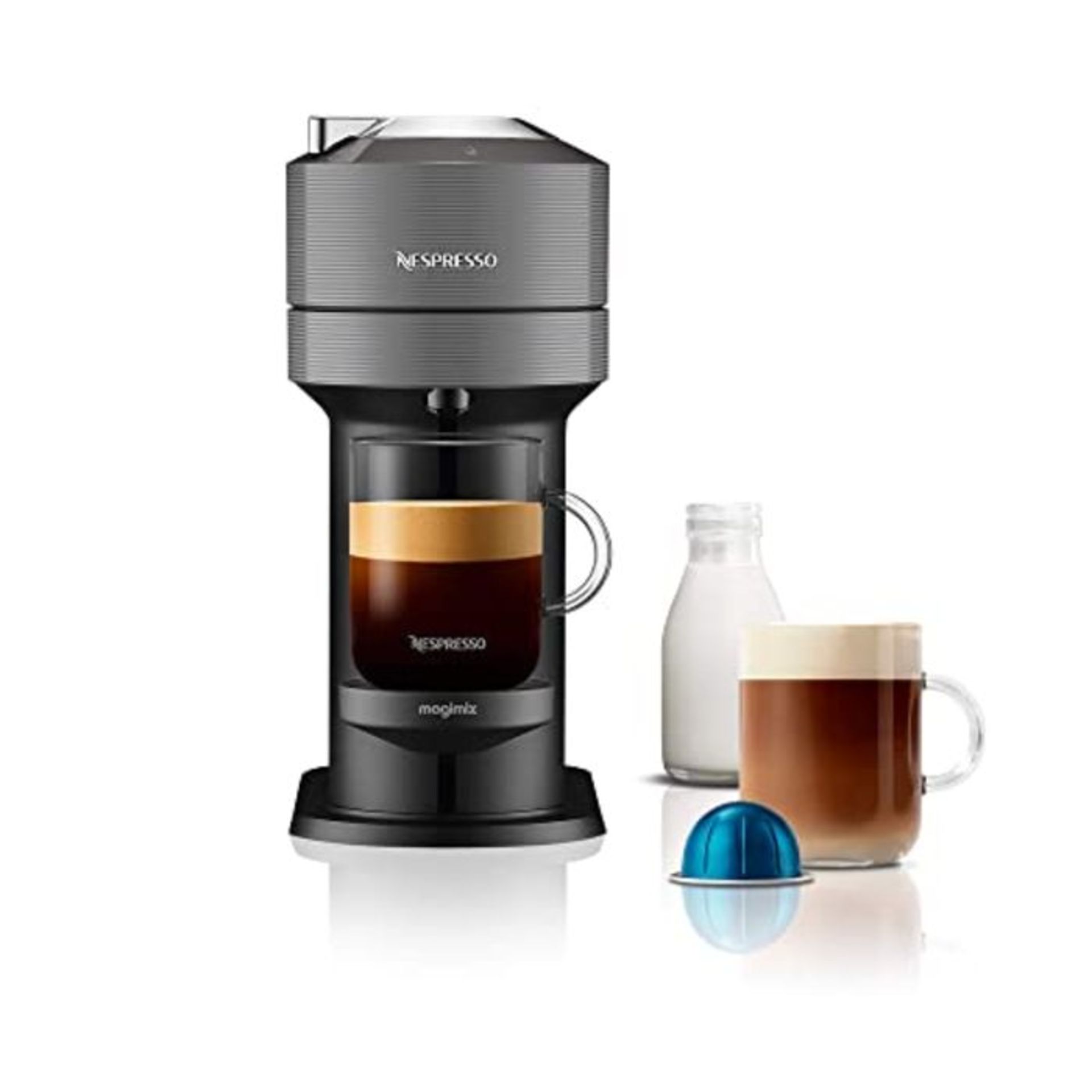 RRP £79.00 Nespresso Vertuo Next 11707 Coffee Machine by Magimix, Dark Grey