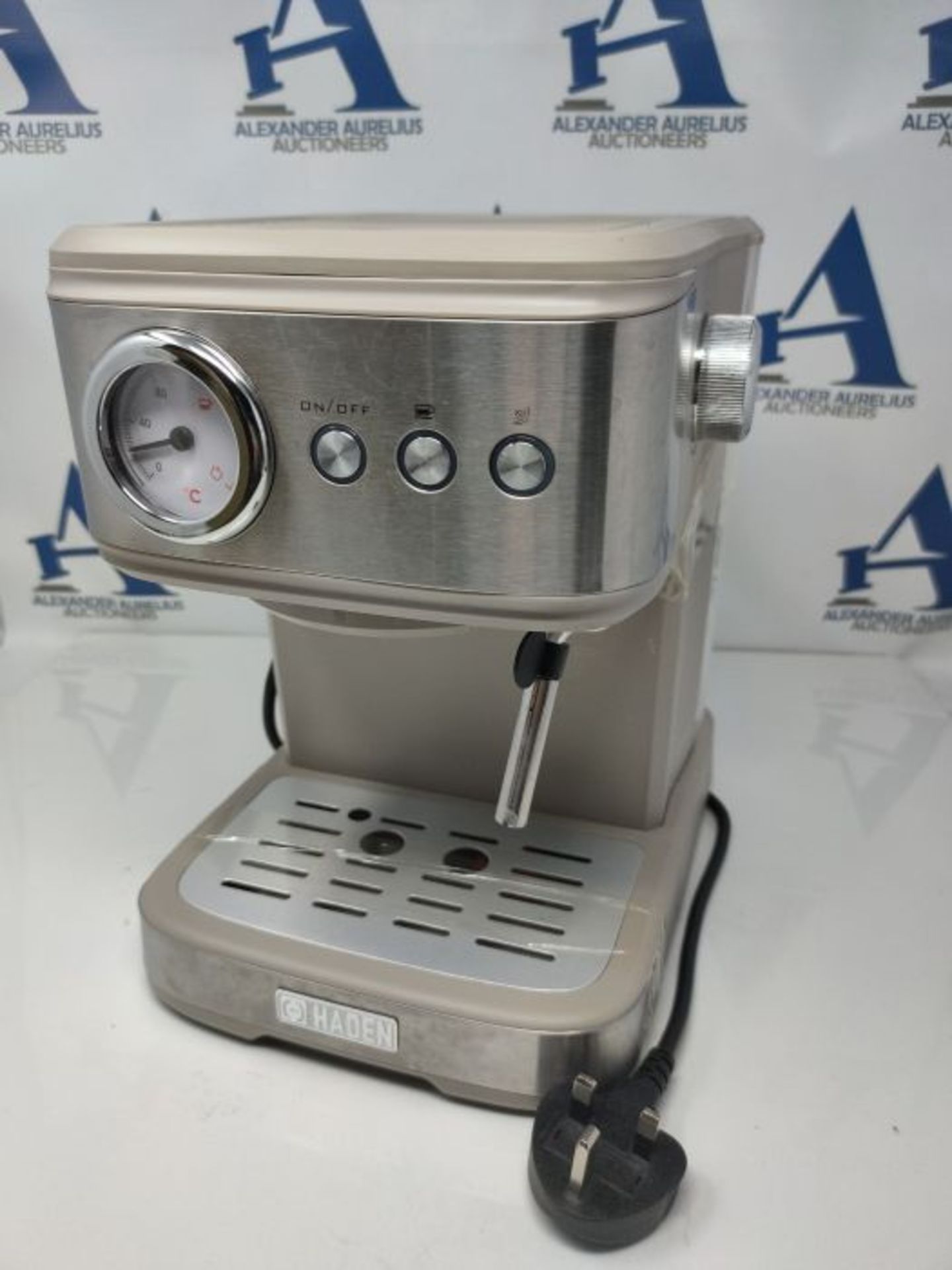 RRP £79.00 Haden Espresso Coffee Machine - Multifunction - Steel Accents - Espresso Pump Coffee M - Image 2 of 2