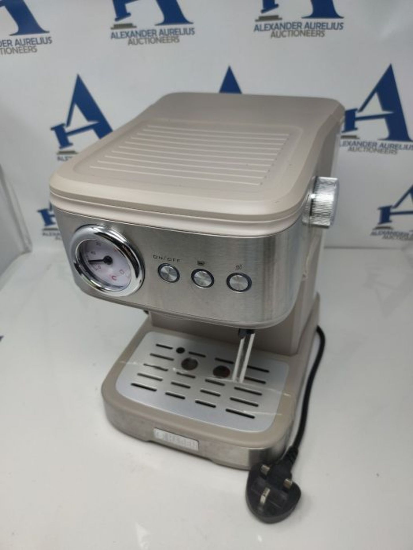 RRP £79.00 Haden Espresso Coffee Machine - Multifunction - Steel Accents - Espresso Pump Coffee M