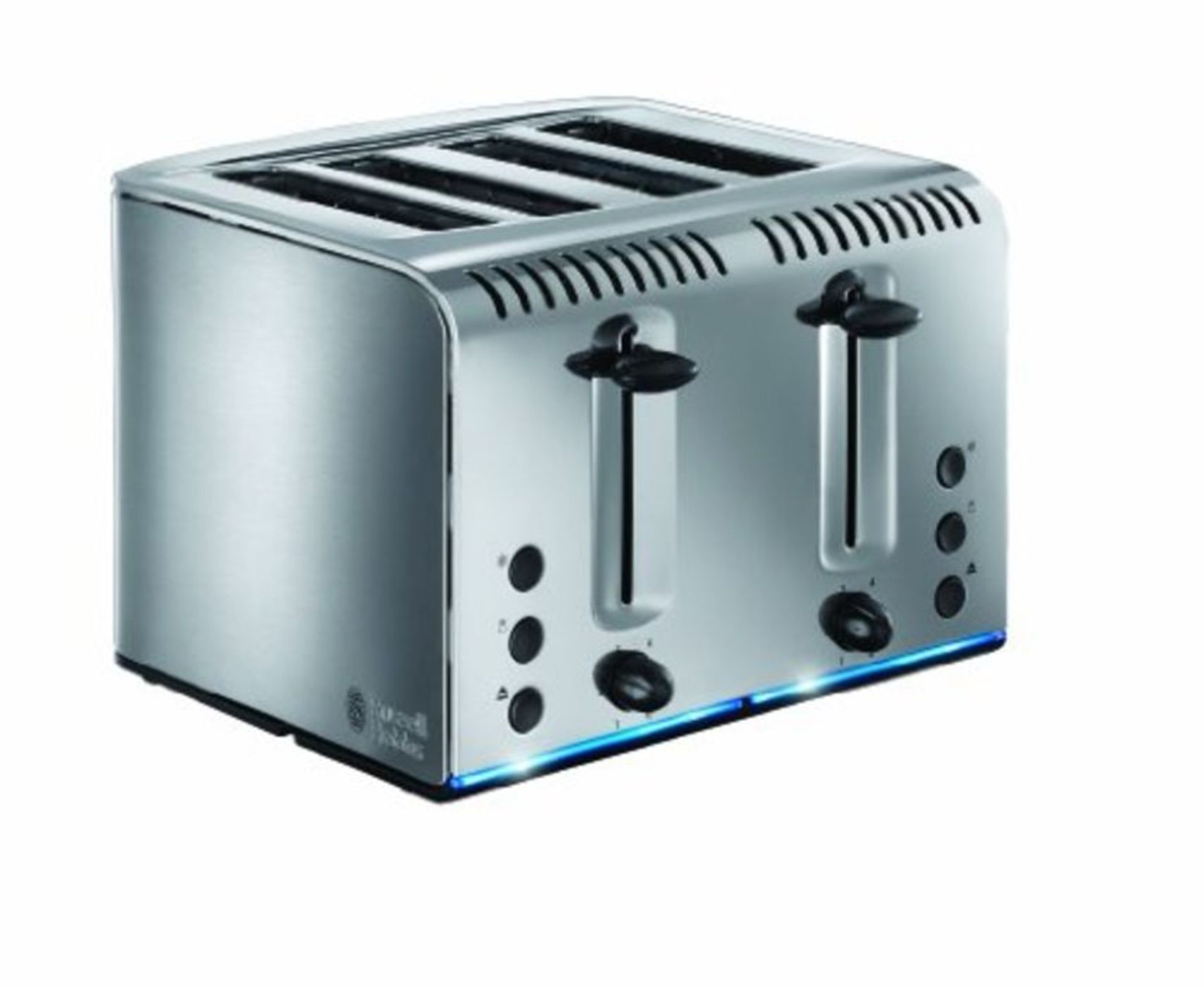 RRP £56.00 Russell Hobbs 20750 Buckingham 4-Slice Toaster, Polished, 2100 W, Stainless Steel