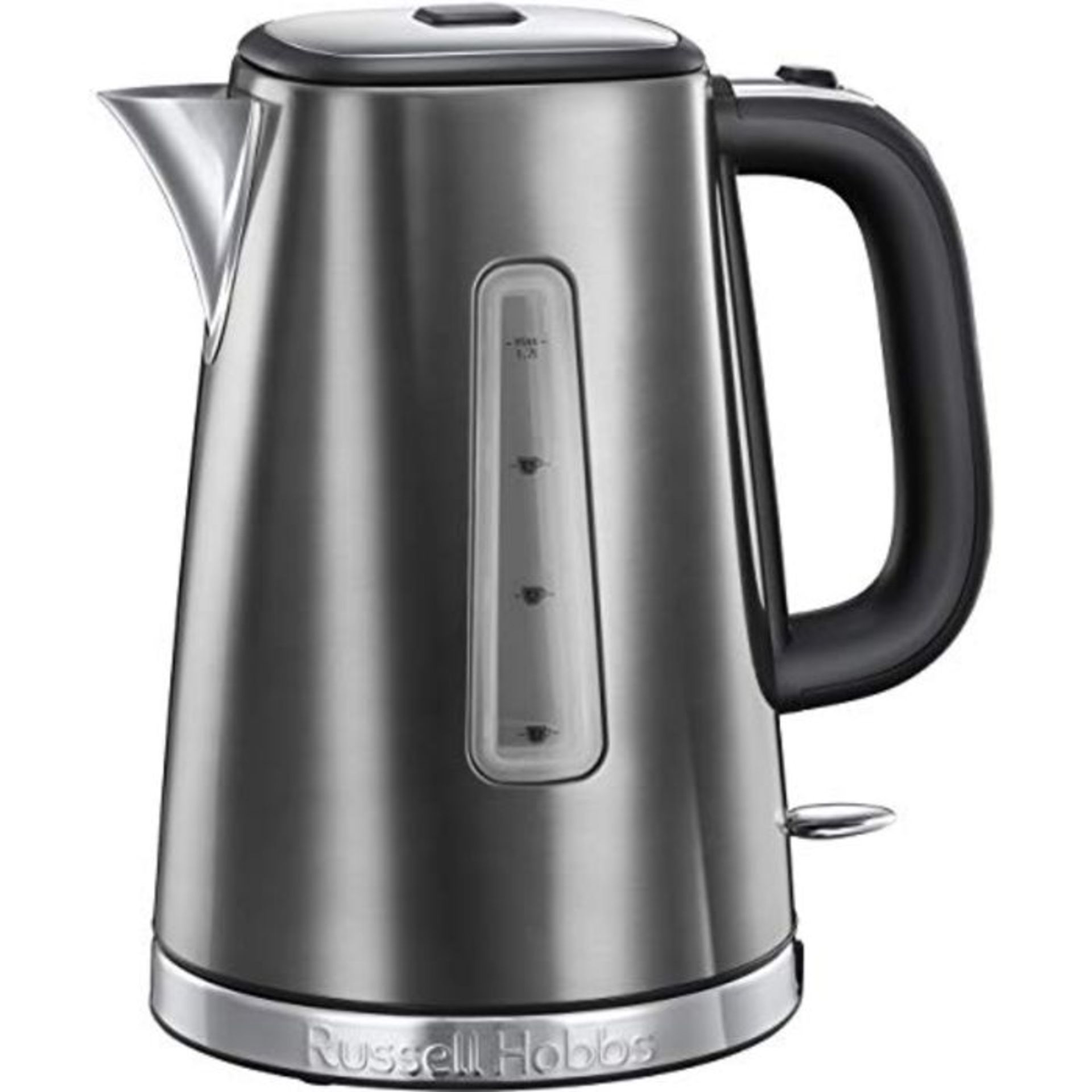 Russell Hobbs 23211 Luna Quiet Boil Electric Kettle, Stainless Steel, 3000 W, 1.7 Litr