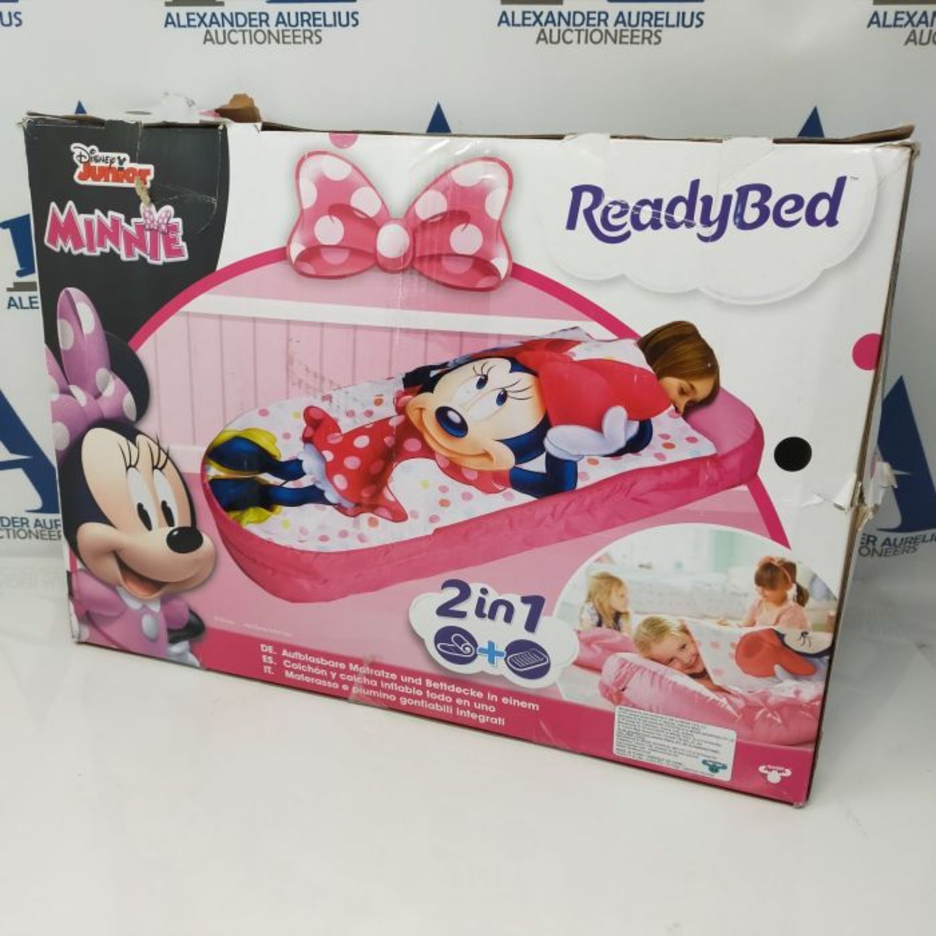 Disney Minnie Mouse Junior ReadyBed - Kids Airbed and Sleeping Bag in one - Image 2 of 4