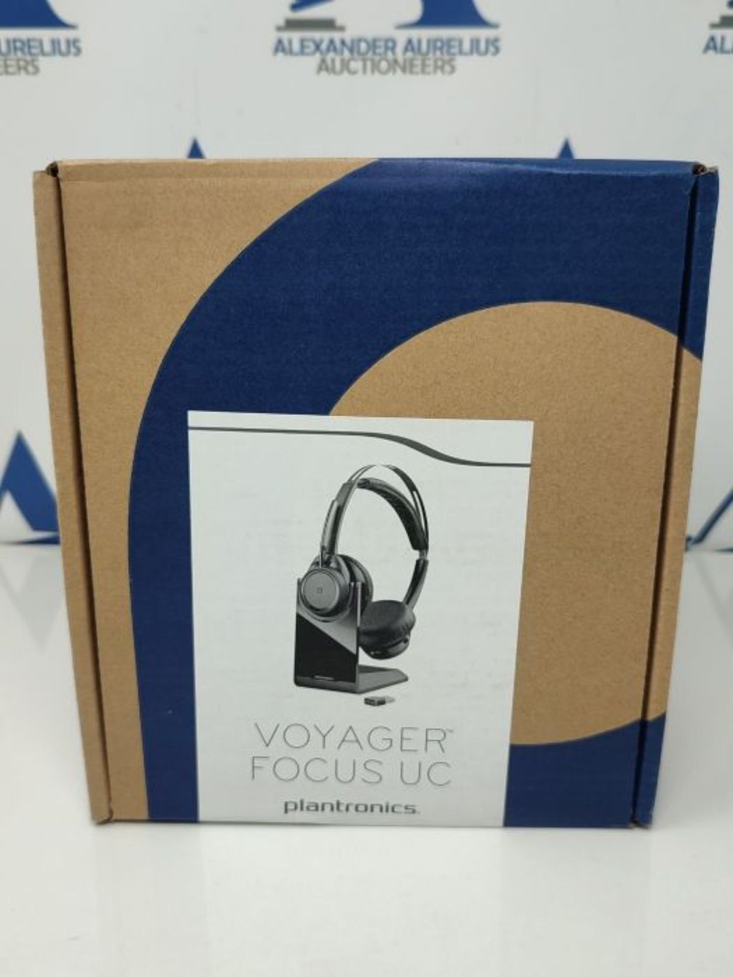 RRP £140.00 Poly - Voyager Focus UC with Charge Stand (Plantronics) - Bluetooth Dual-Ear (Stereo) - Image 2 of 3