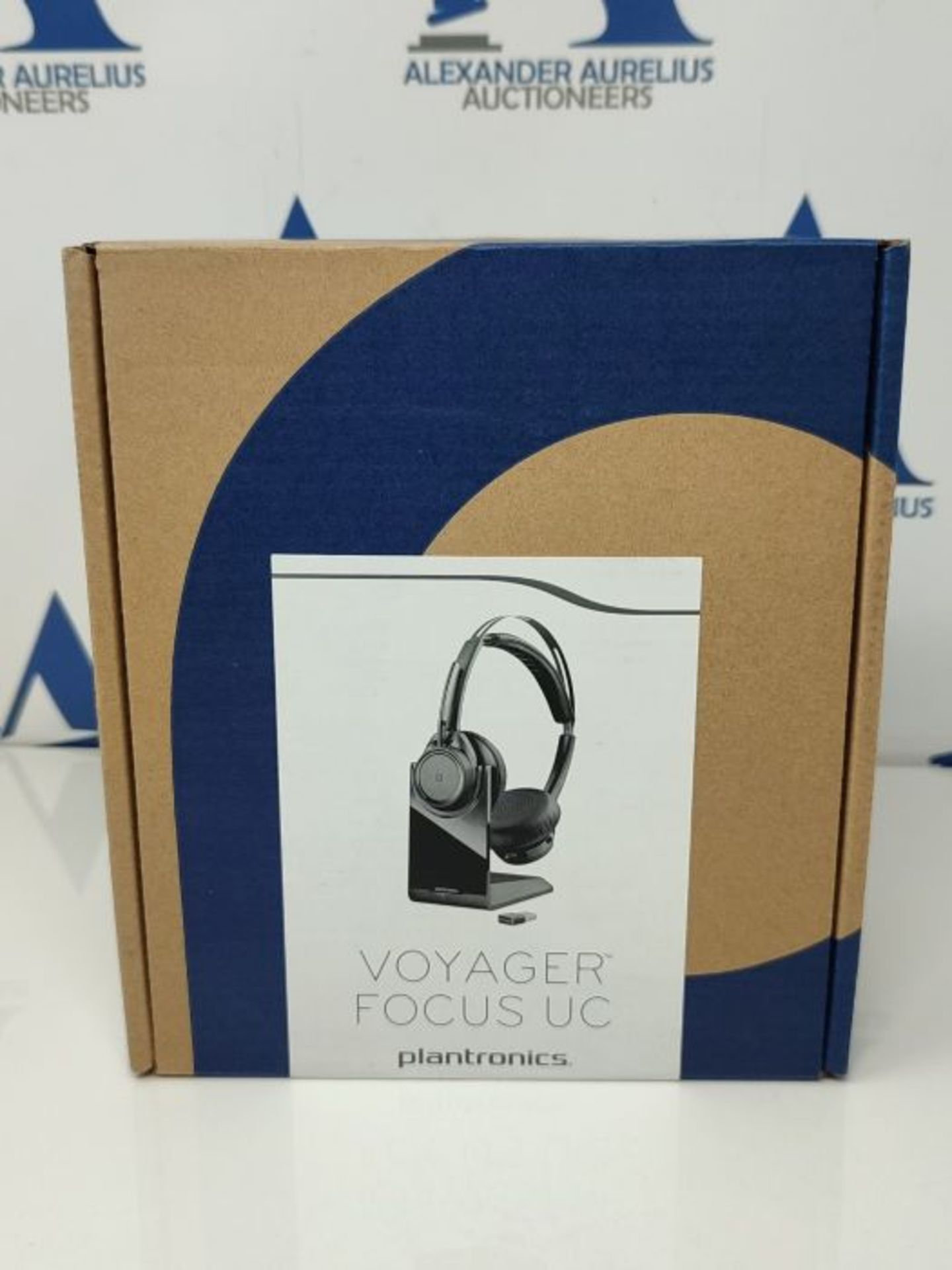 RRP £140.00 Poly - Voyager Focus UC with Charge Stand (Plantronics) - Bluetooth Dual-Ear (Stereo) - Image 2 of 3
