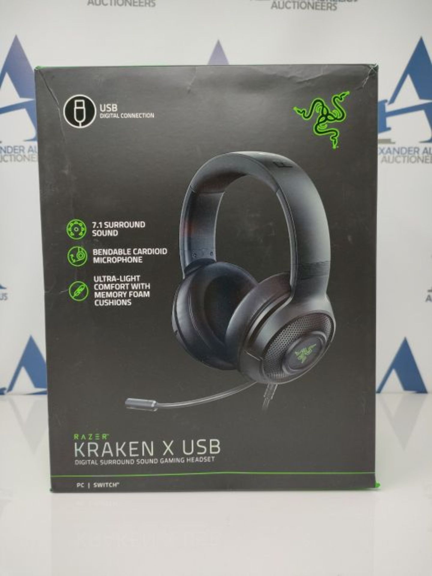 [CRACKED] Razer Kraken x USB - Digital Surround Sound Gaming USB-Headset - Image 2 of 3