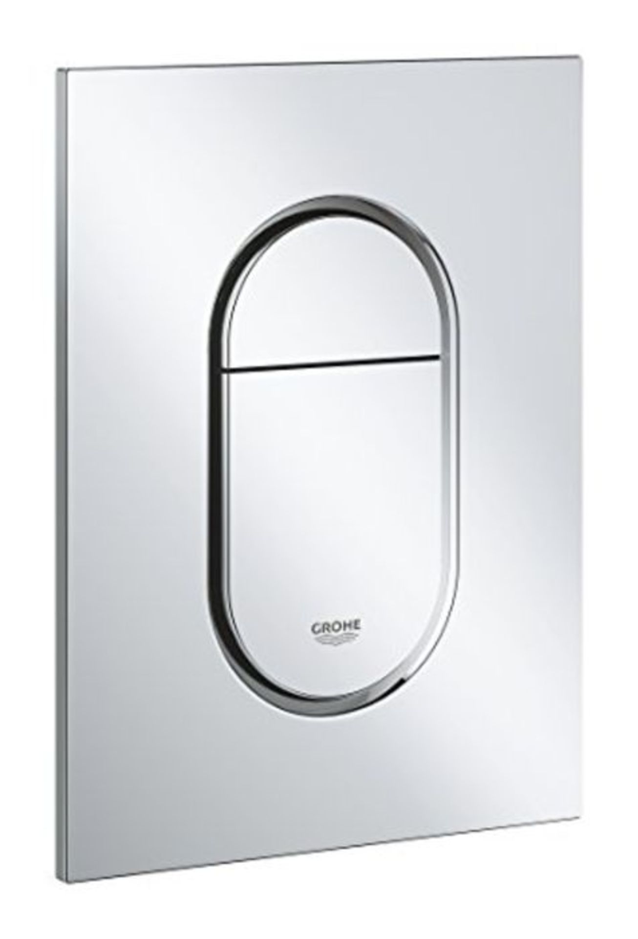 RRP £76.00 Grohe Arena Cosmopolitan S 37624000 Toilet Plate S-Size 130 x 172 mm 2 Flow and Start