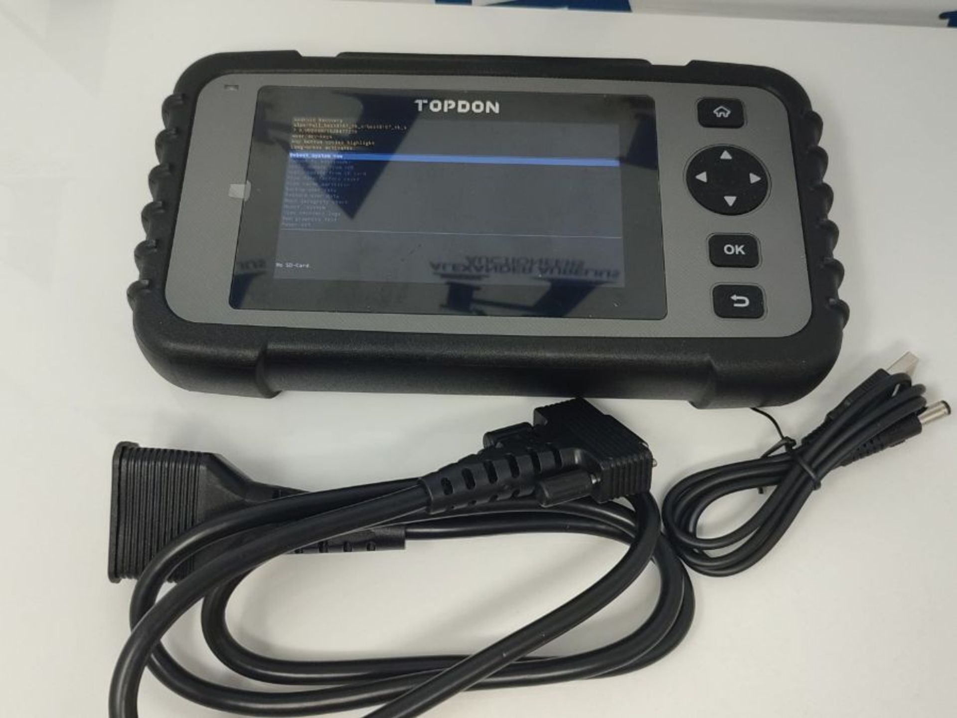 RRP £159.00 TOPDON OBD2 Code reader Scanner ArtiDiag500, Engine ABS SRS Transmission Car Diagnosti - Image 3 of 3