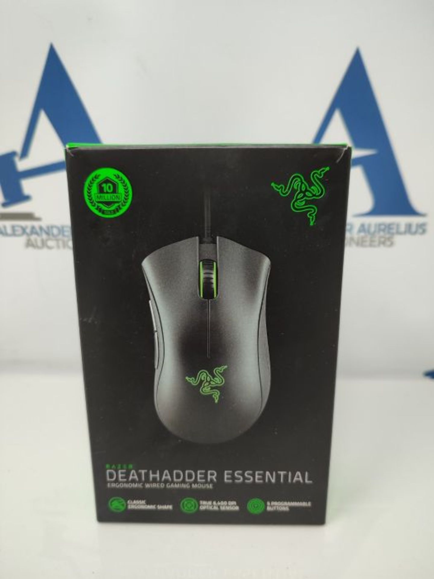 RRP £62.00 Razer DeathAdder Essential (2021) - Essentielle Gaming-Maus mit optischem 6.400-DPI-Se - Image 2 of 3