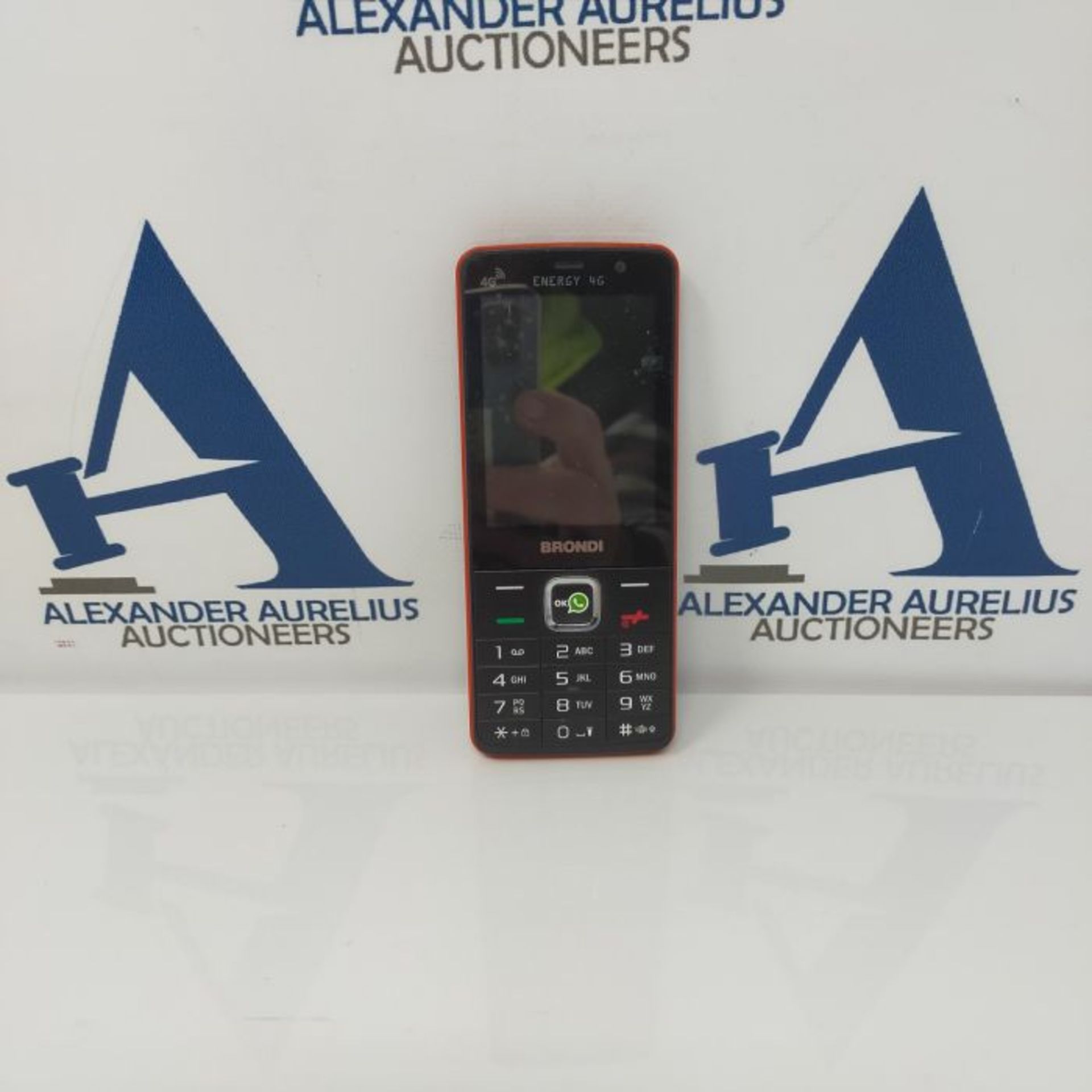 RRP £67.00 Brondi Energy 4G 7.62 cm (3 inches), 113 g, Black, Red, Starter Phone (Bar, Dual SIM,