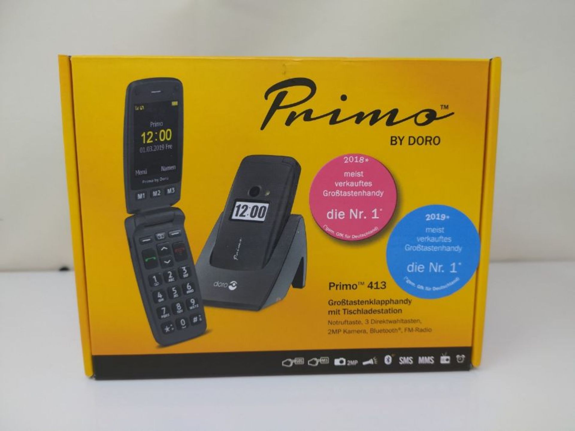 RRP £79.00 Doro AB 360019 Primo 413 Black