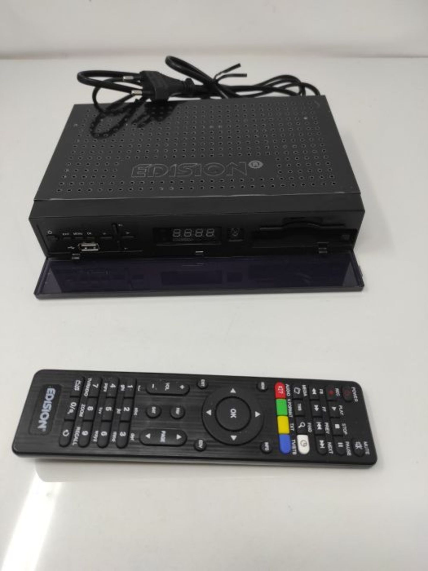 RRP £59.00 Edision PICCOLLO S2+T2/C Combo Receiver H.265/HEVC (DVB-S2, DVB-T2, DVB-C,) CI Full HD - Image 2 of 2