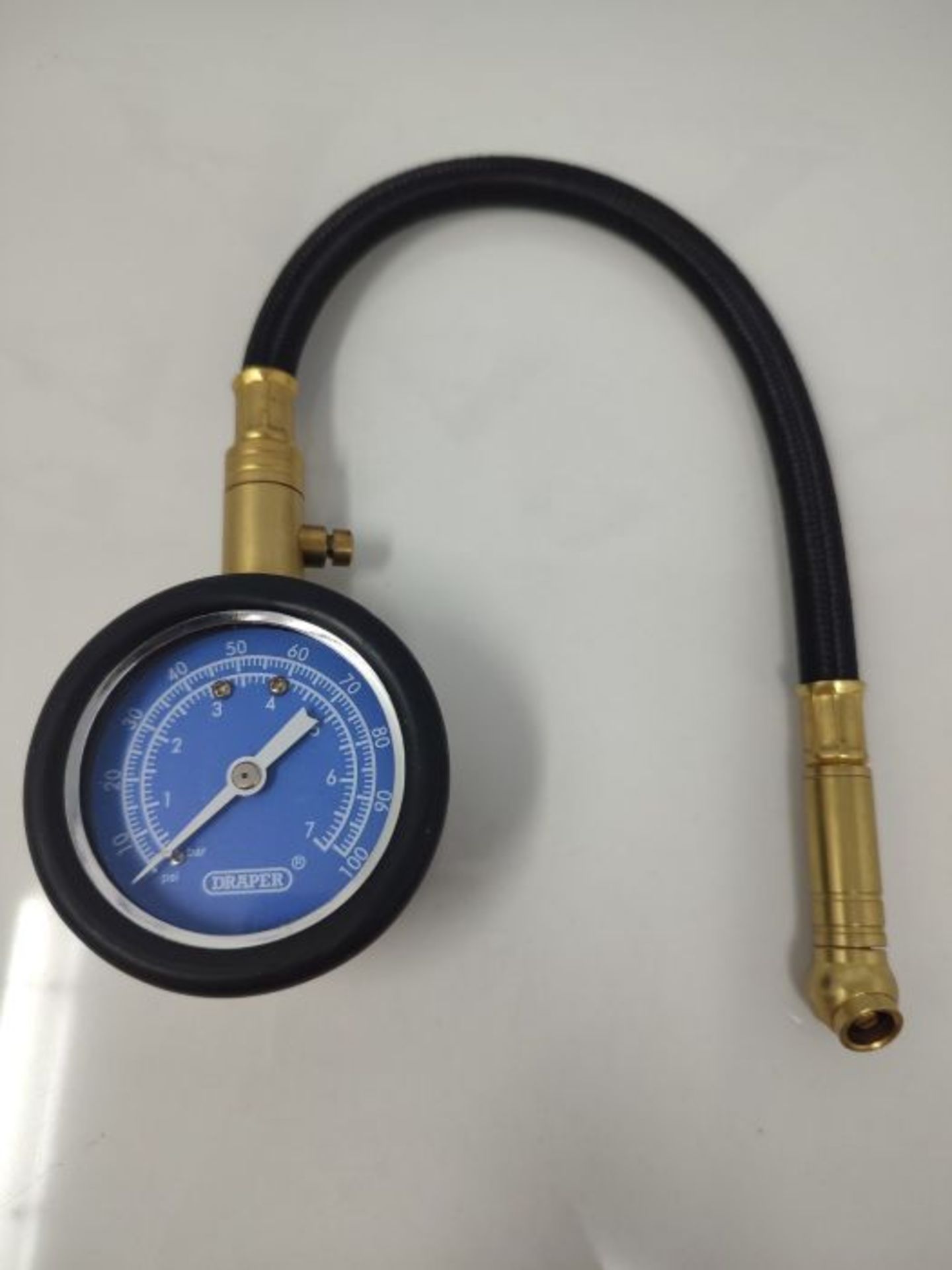 Draper 69924 Tyre Pressure Gauge with Flexible Hose - Image 6 of 6