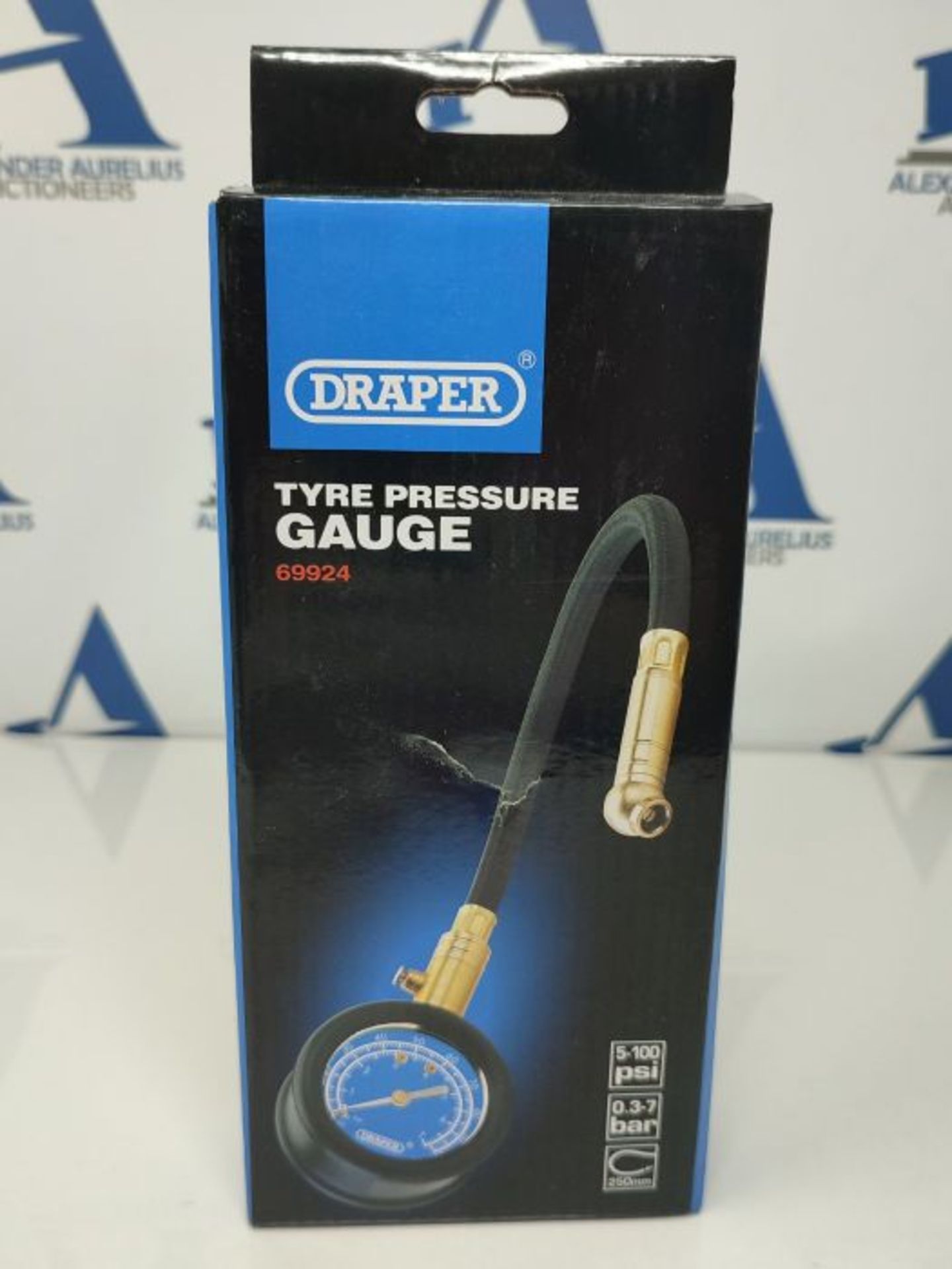 Draper 69924 Tyre Pressure Gauge with Flexible Hose - Image 5 of 6