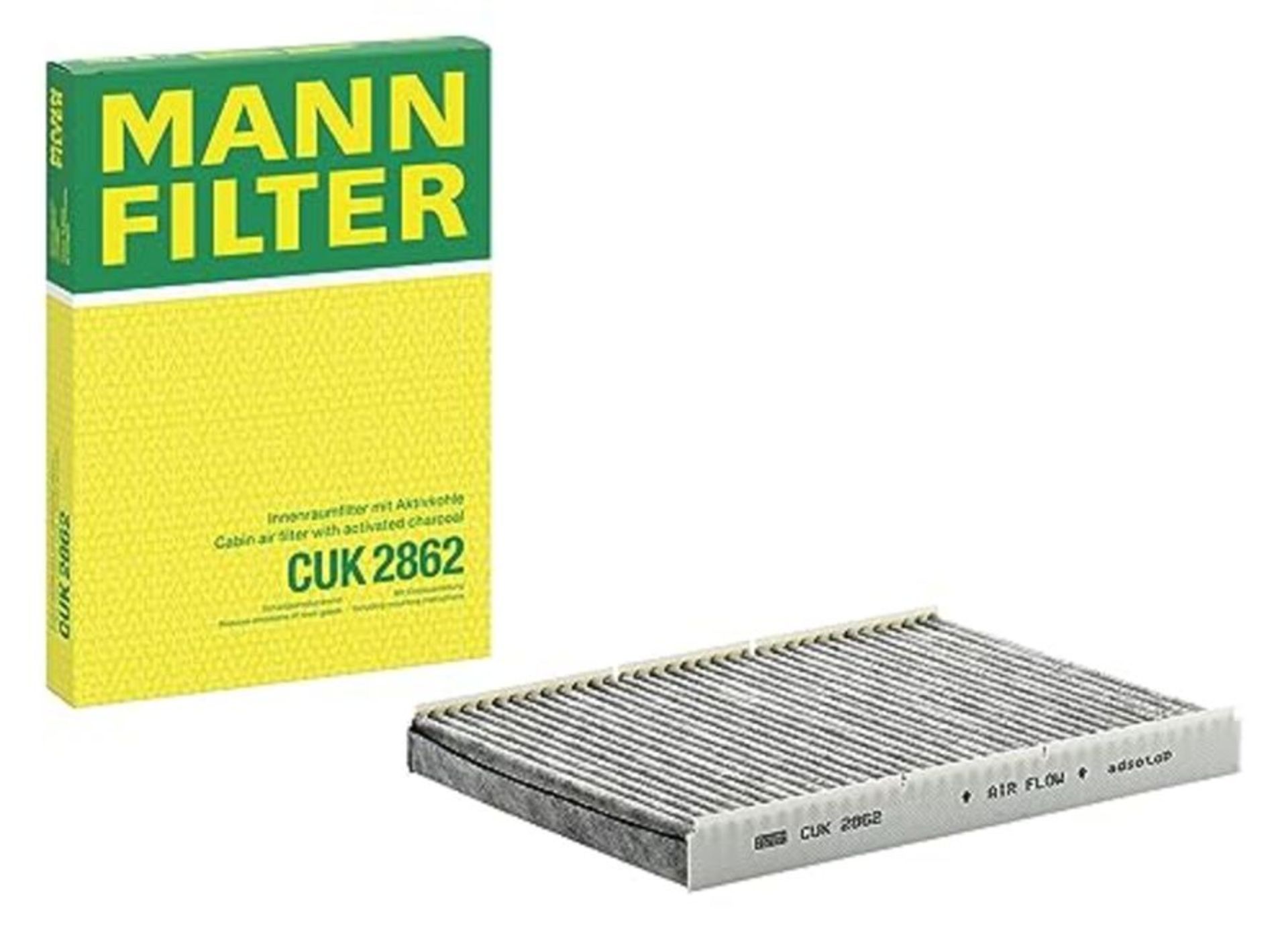 Original MANN-FILTER Interior Filter CUK 2862  Pollen filter with active charcoal ? - Image 4 of 6