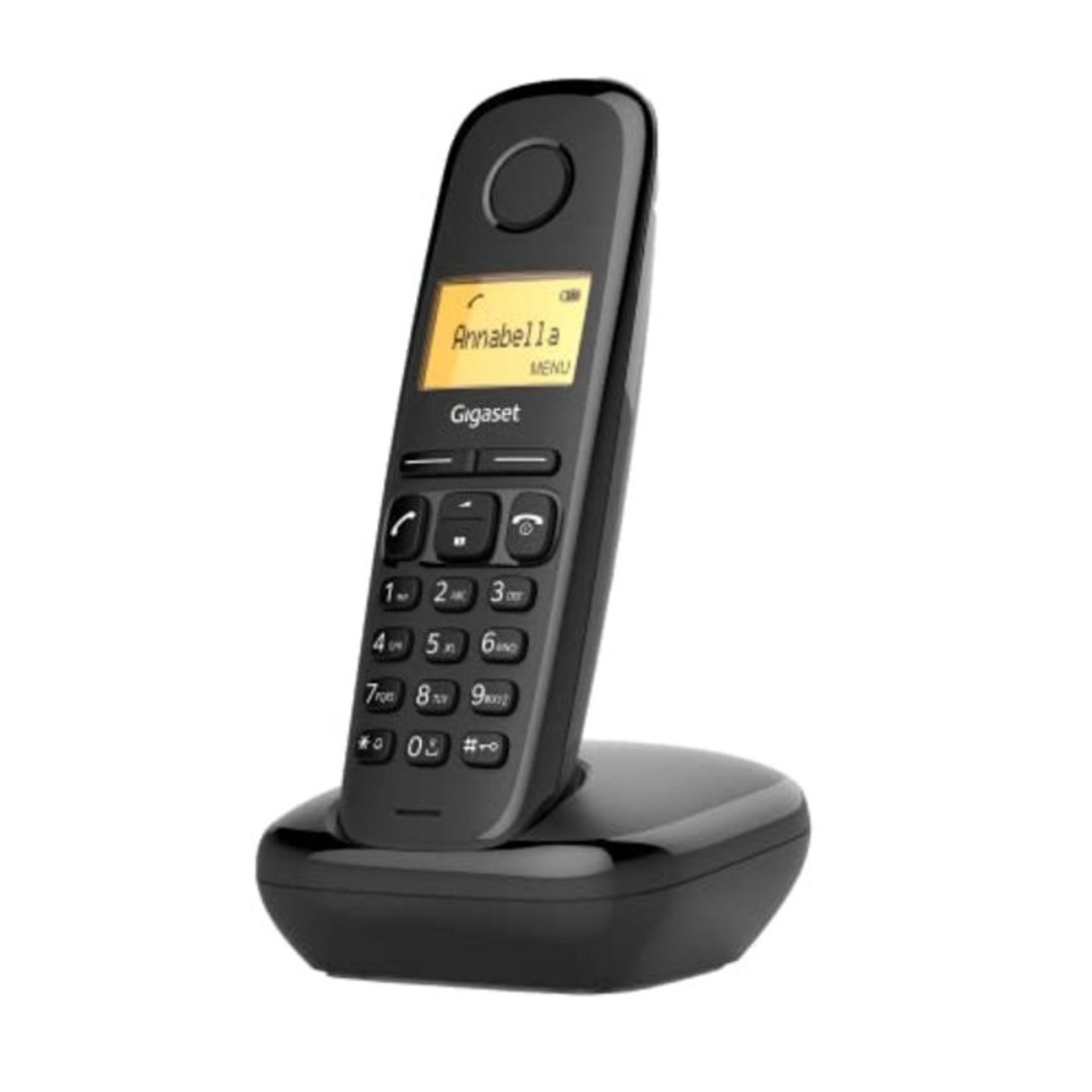 Gigaset A270 Analog/DECT telephone Black Caller ID