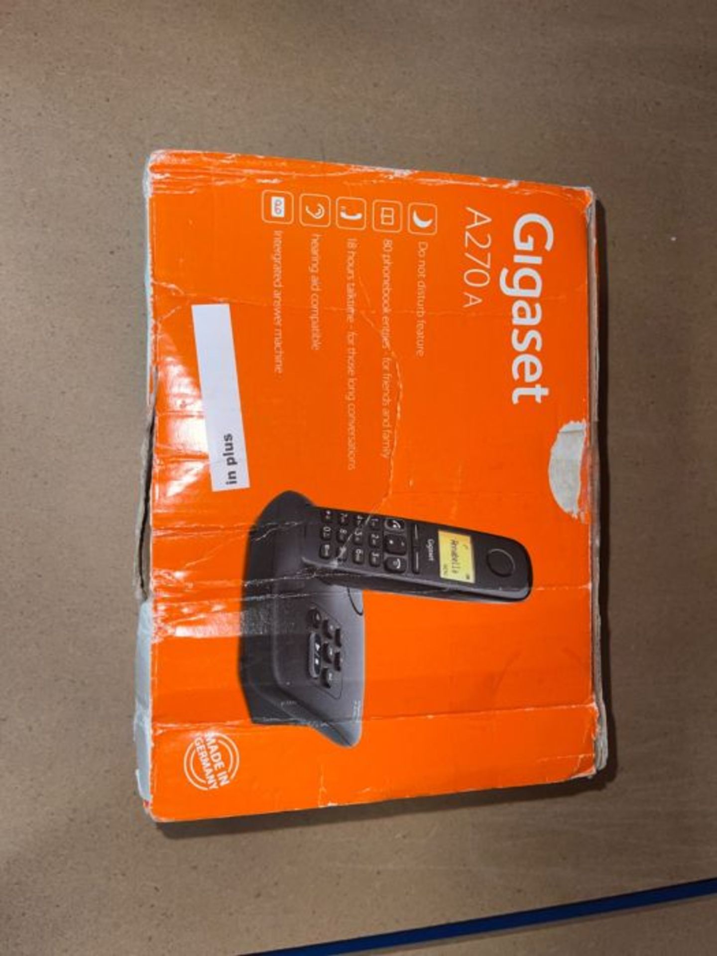 Gigaset A270 Analog/DECT telephone Black Caller ID - Image 3 of 3