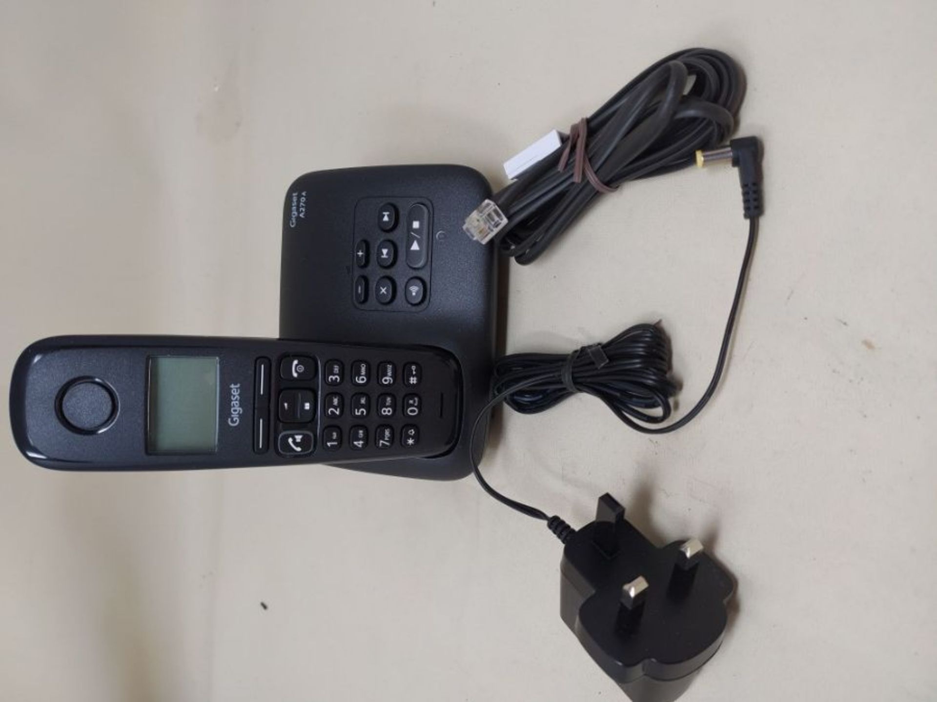 Gigaset A270 Analog/DECT telephone Black Caller ID - Image 2 of 3