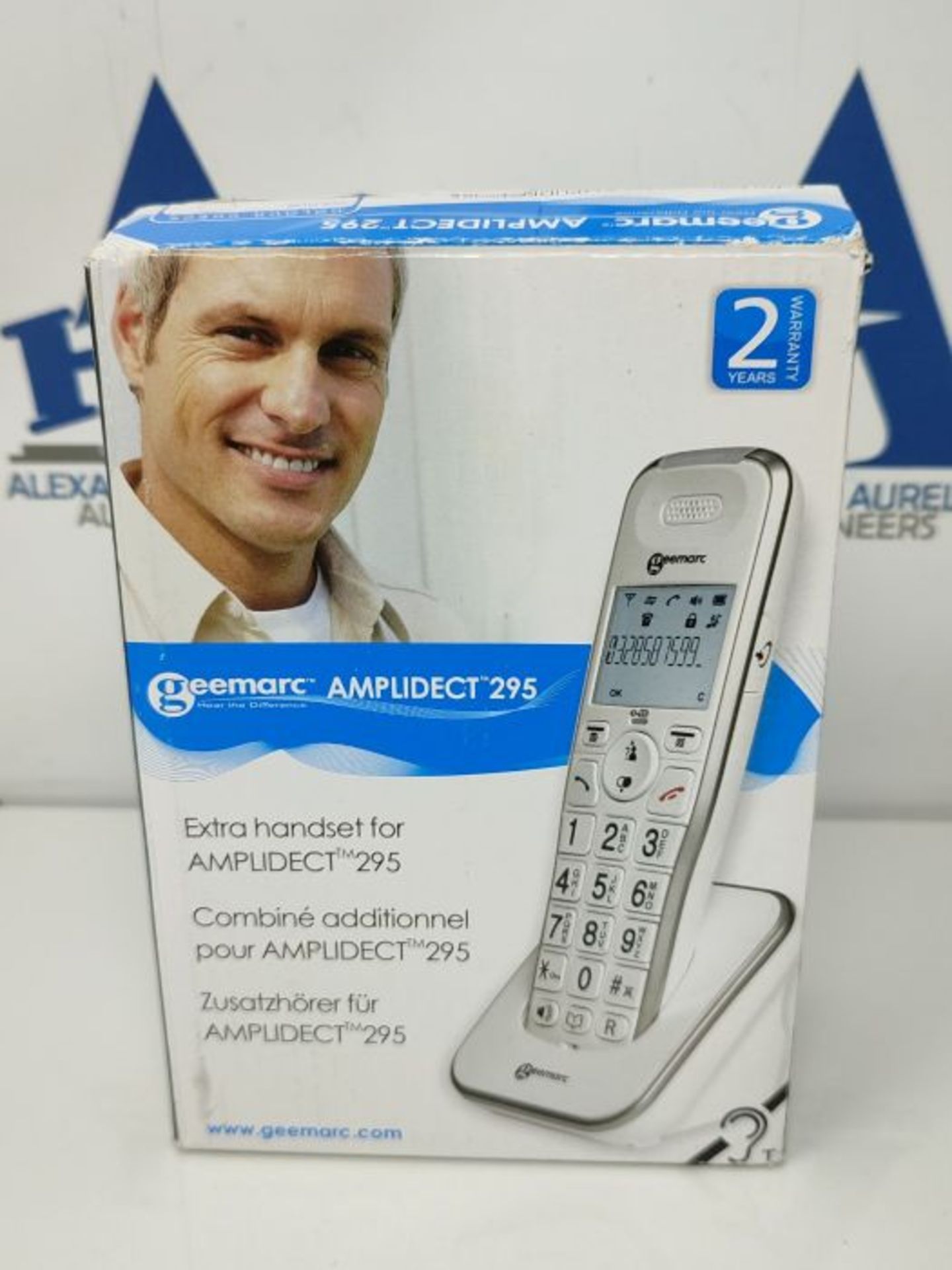 Geemarc Amplidect 295 HS - Additional Handset for Geemarc Amplidect 295 Range with Ext - Image 2 of 3