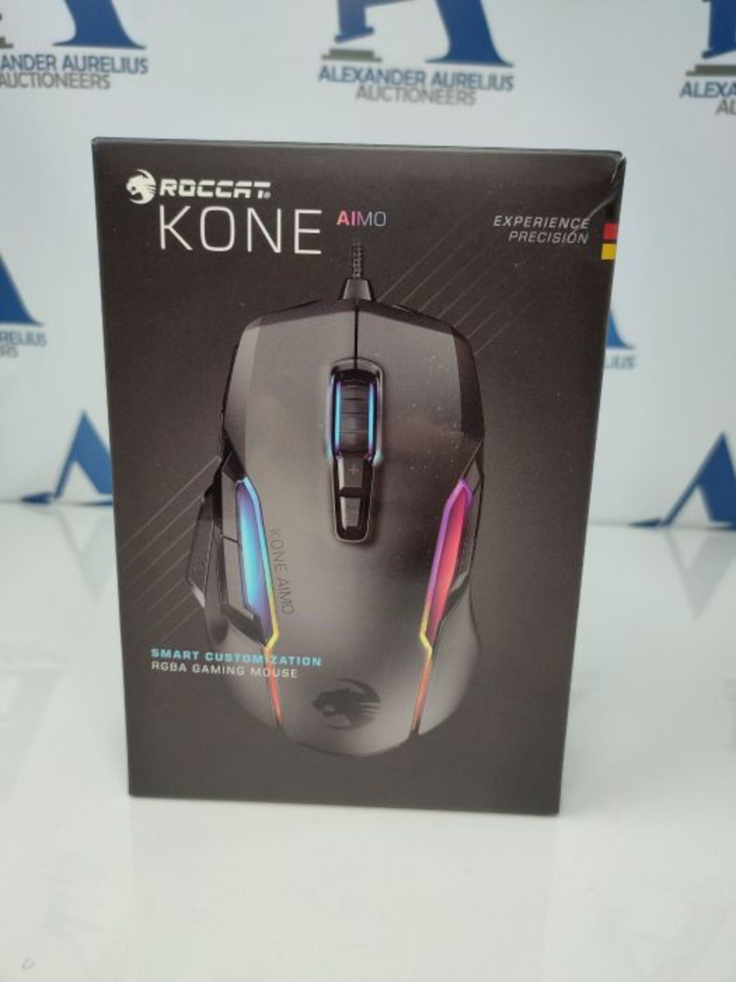 RRP £65.00 Roccat Kone AIMO PC Gaming Mouse, Optical Owl-Eye Sensor (100 to 16,000 DPI), RGB Back
