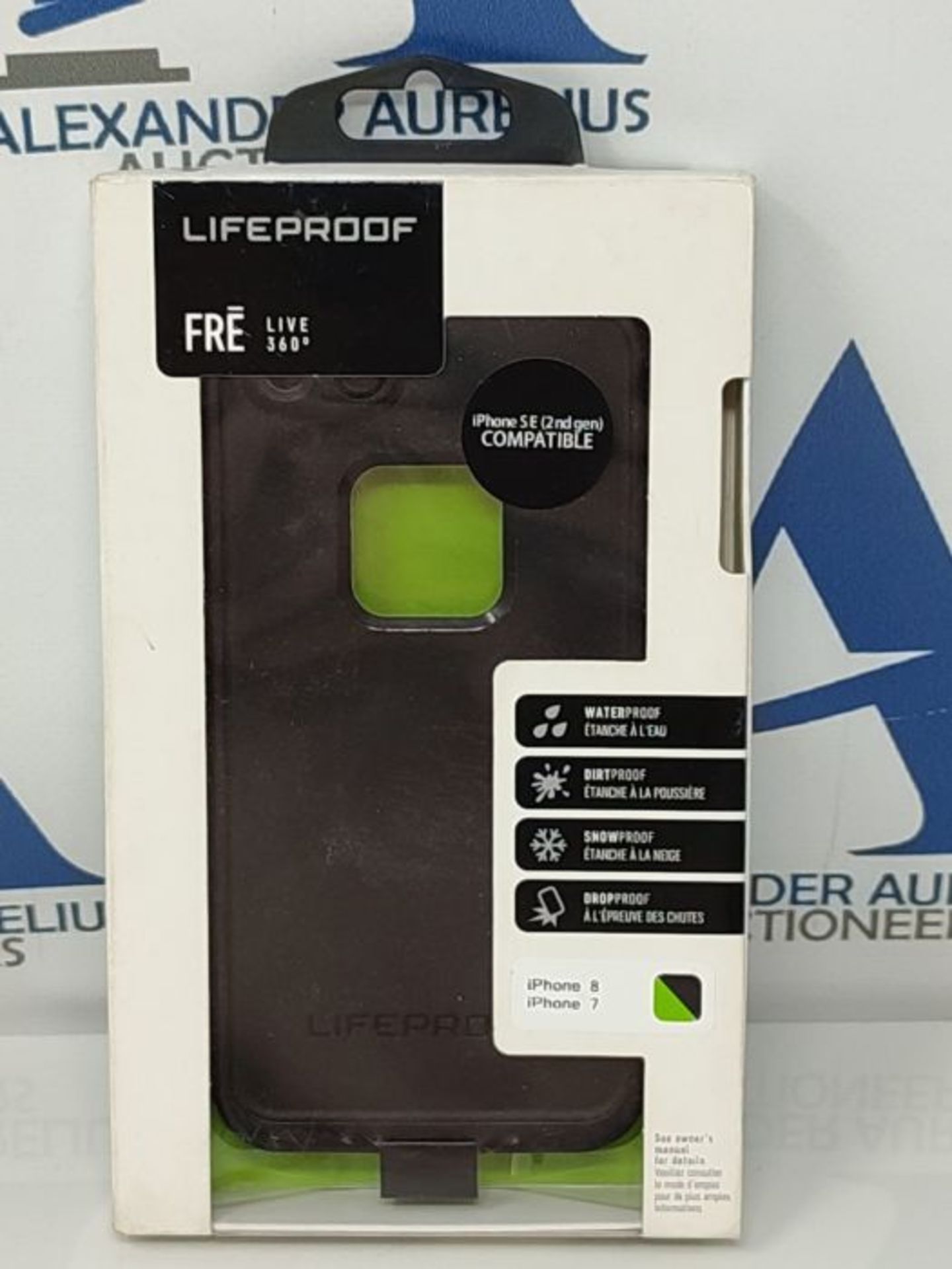 RRP £54.00 LifeProof FRE, LIVE 360°. Fully-enclosed, WATERproof case for Apple iPhone 7/8 & iPho - Image 2 of 3