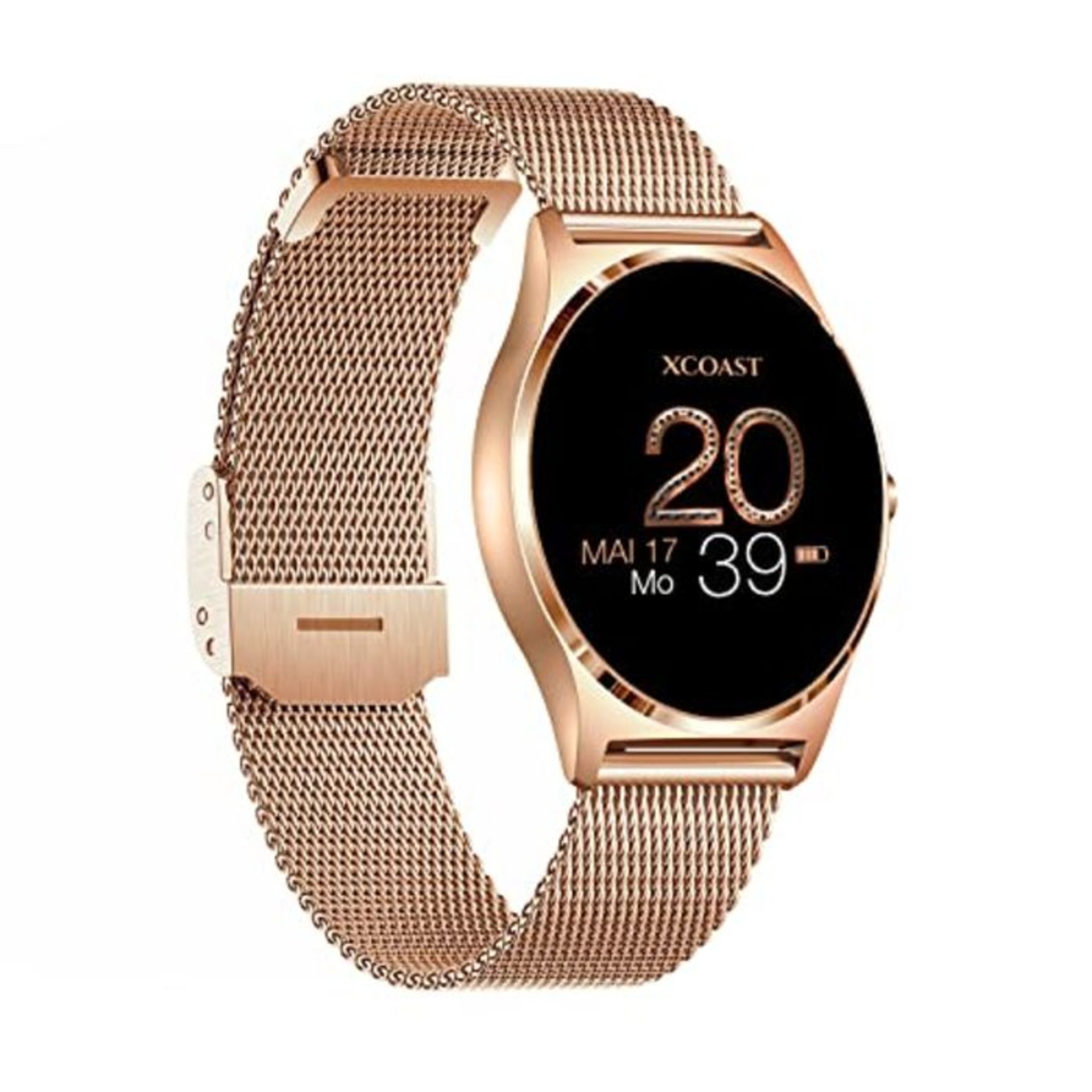 RRP £72.00 [INCOMPLETE] X-WATCH JOLI XW PRO Smartwatch-iOS-Schrittzähler Uhr Damen-Fitness 54029