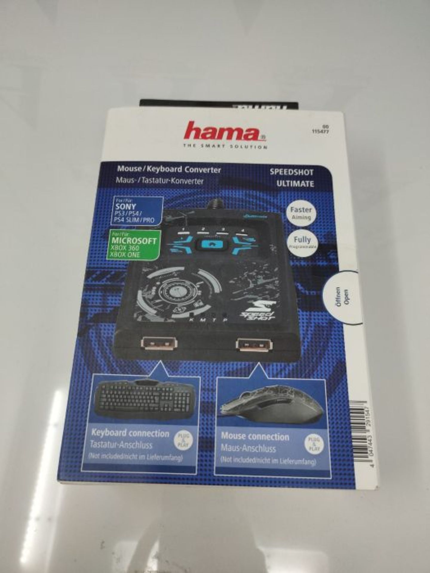 RRP £67.00 Hama Maus/Tastatur Konverter Speedshot Ultimate (geeignet für Xbox One X, PlayStation