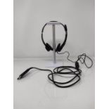 Logitech 960 Kopfhörer mit Mikrofon, Stereo-Headset, Verstellbares Mikrofon mit Rausc