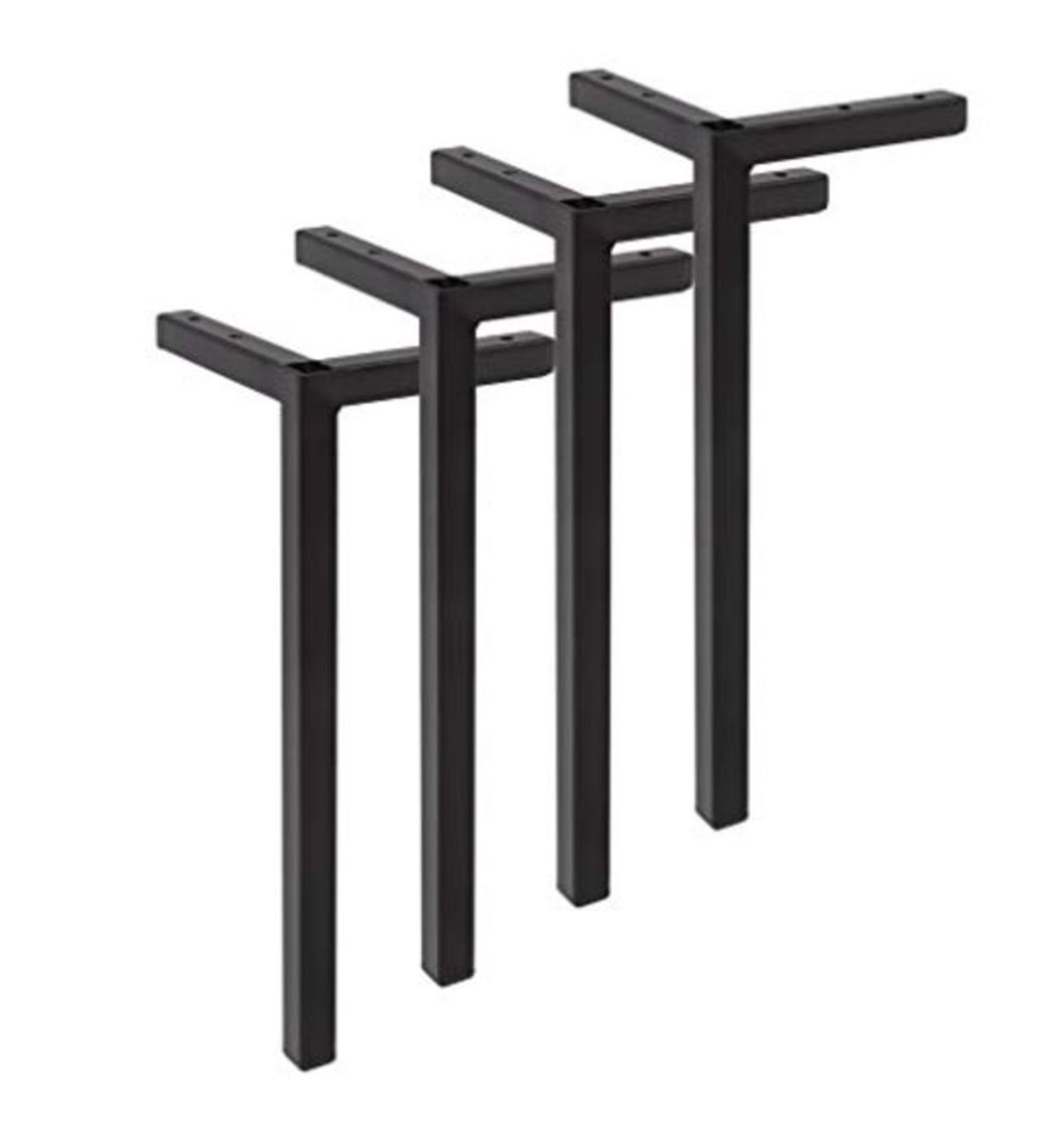RRP £65.00 Schildmeyer Furniture feet, Steel, Black, 28 cm