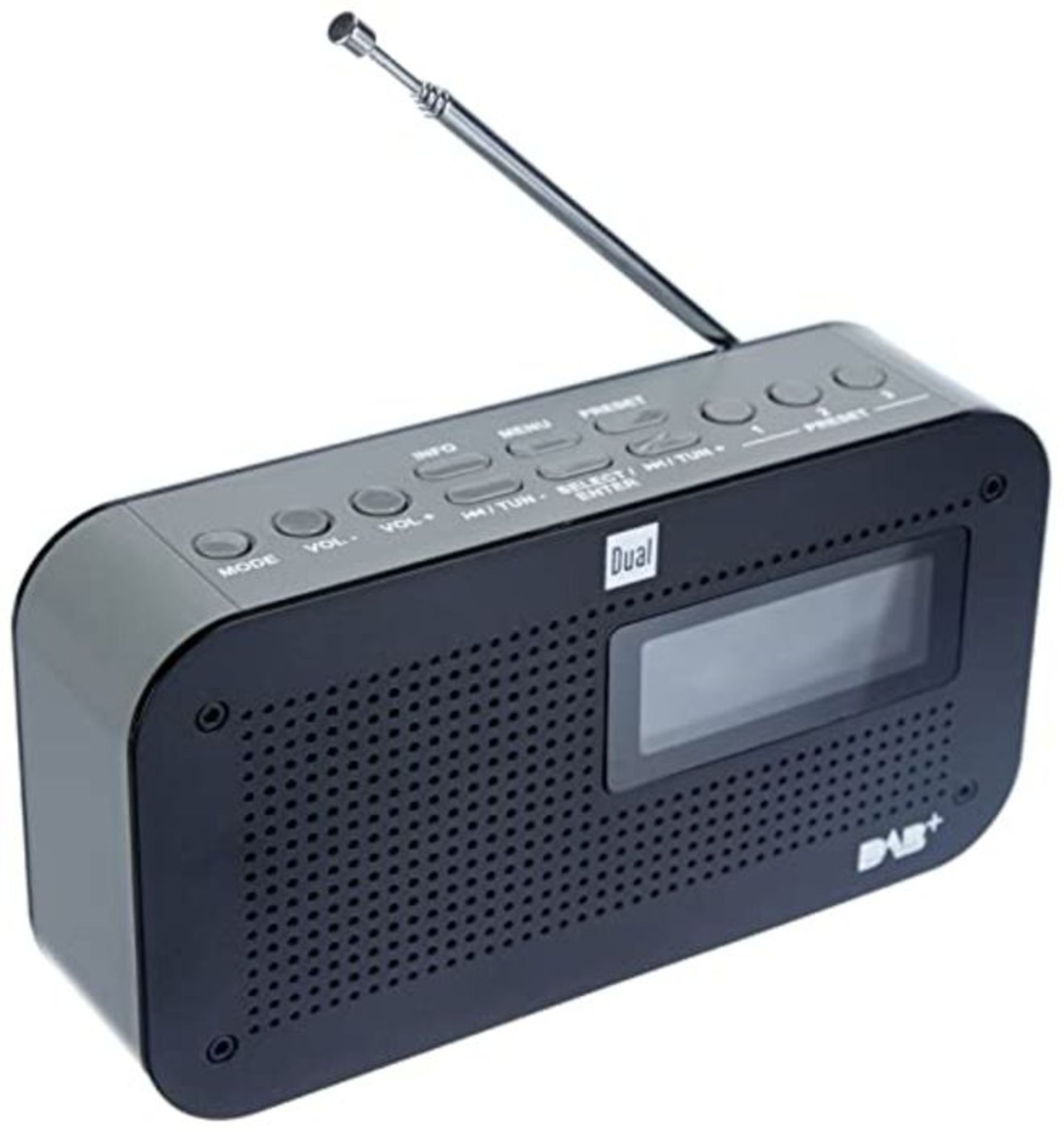 Dual 74872 DAB 71 Portables Digitalradio (UKW/DAB+ Tuner, Senderspeicherfunktion, LC-D