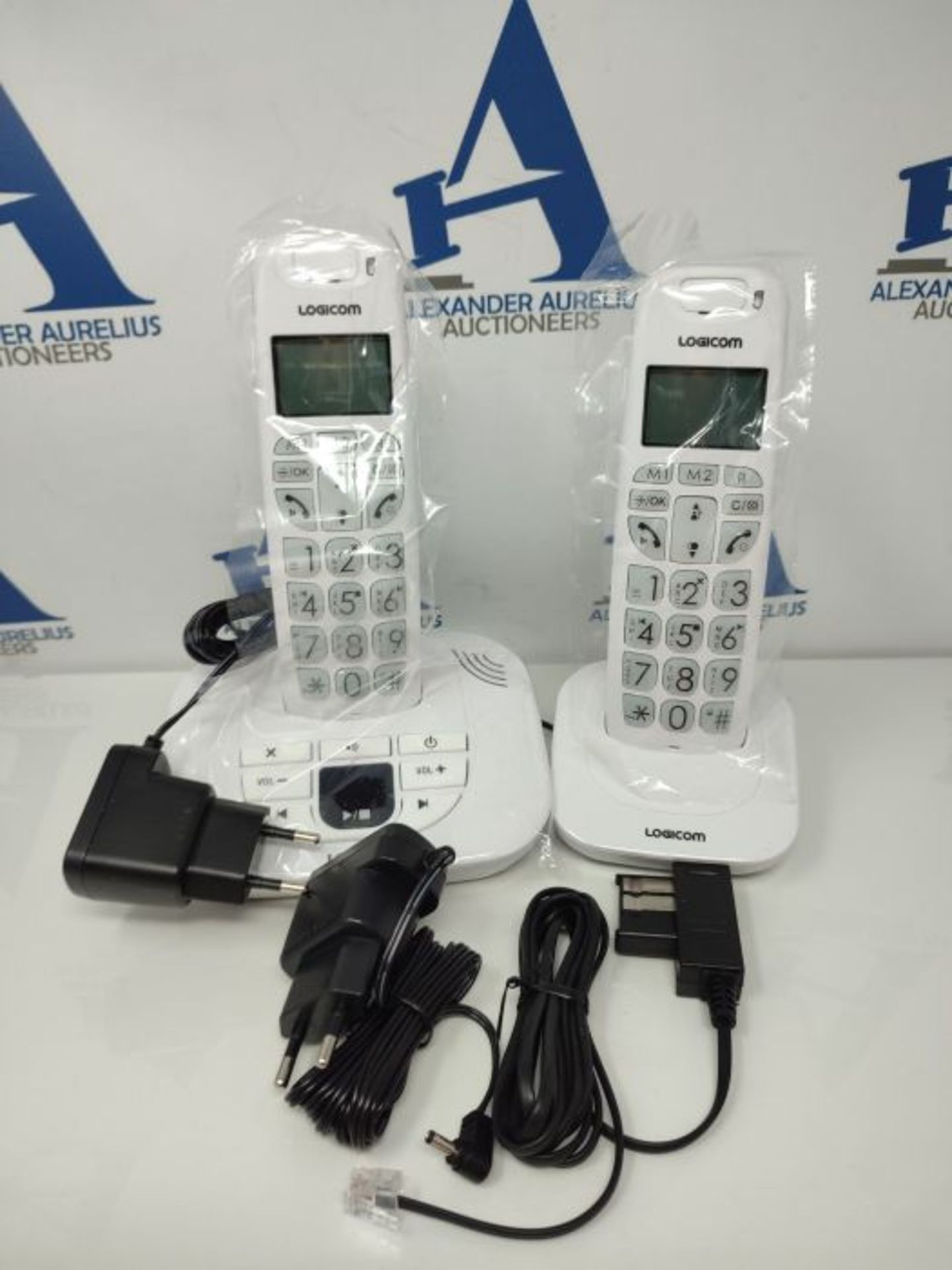 Logicom Confort 255T Double TÃ©lÃ©phones Sans fil avec RÃ©pondeur Blanc - Image 2 of 2