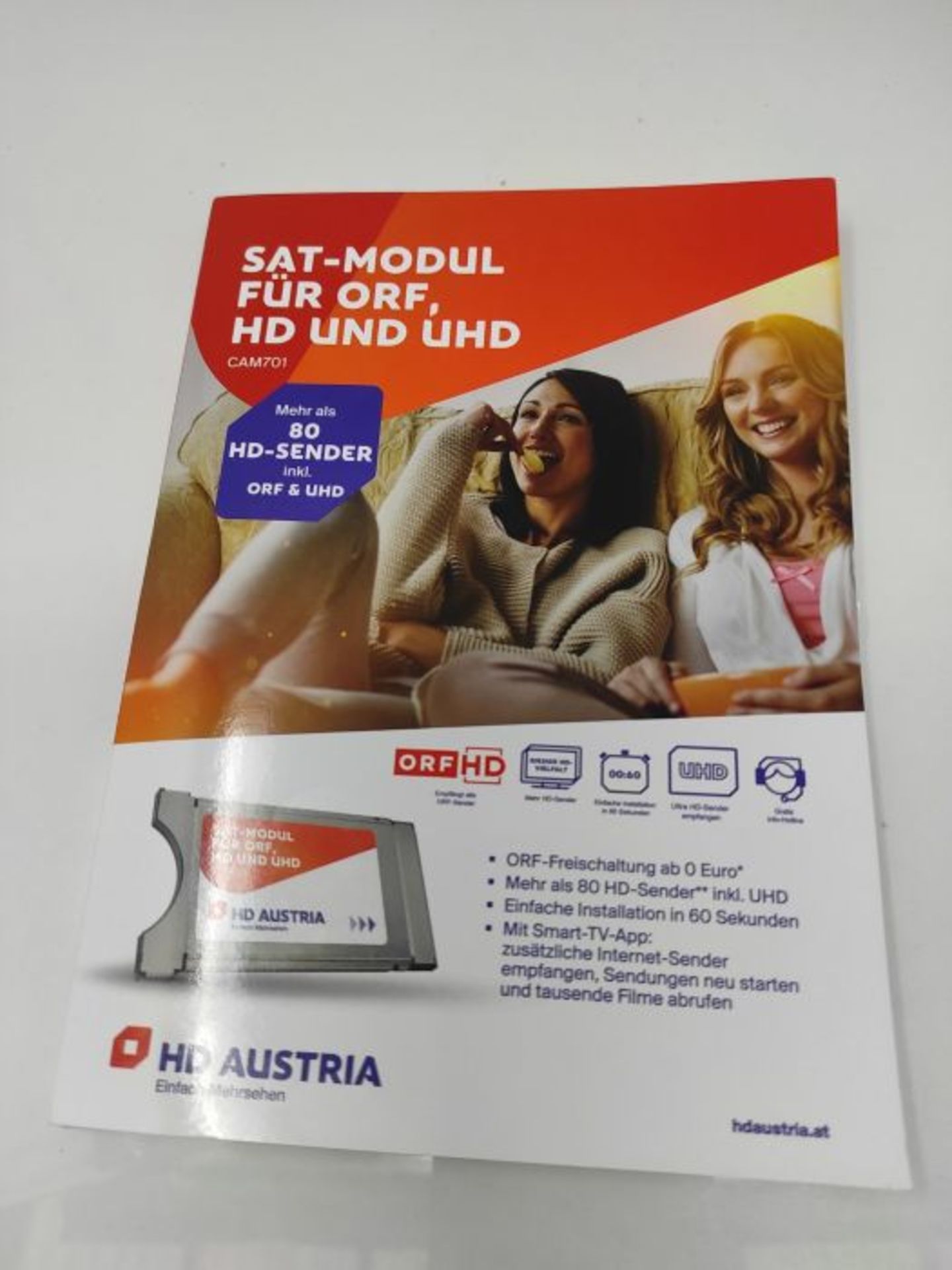 RRP £62.00 HD Austria CI Modul CAM701 HD Karte (ORF HD, ATV HD, PULS 4 HD, ORF-Freischaltung, üb - Image 2 of 3