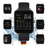 SOUCCESS FITNESSUHR MIT Full Touch Display, SMARTWATCH Always ON Display, FITNESSTRACK